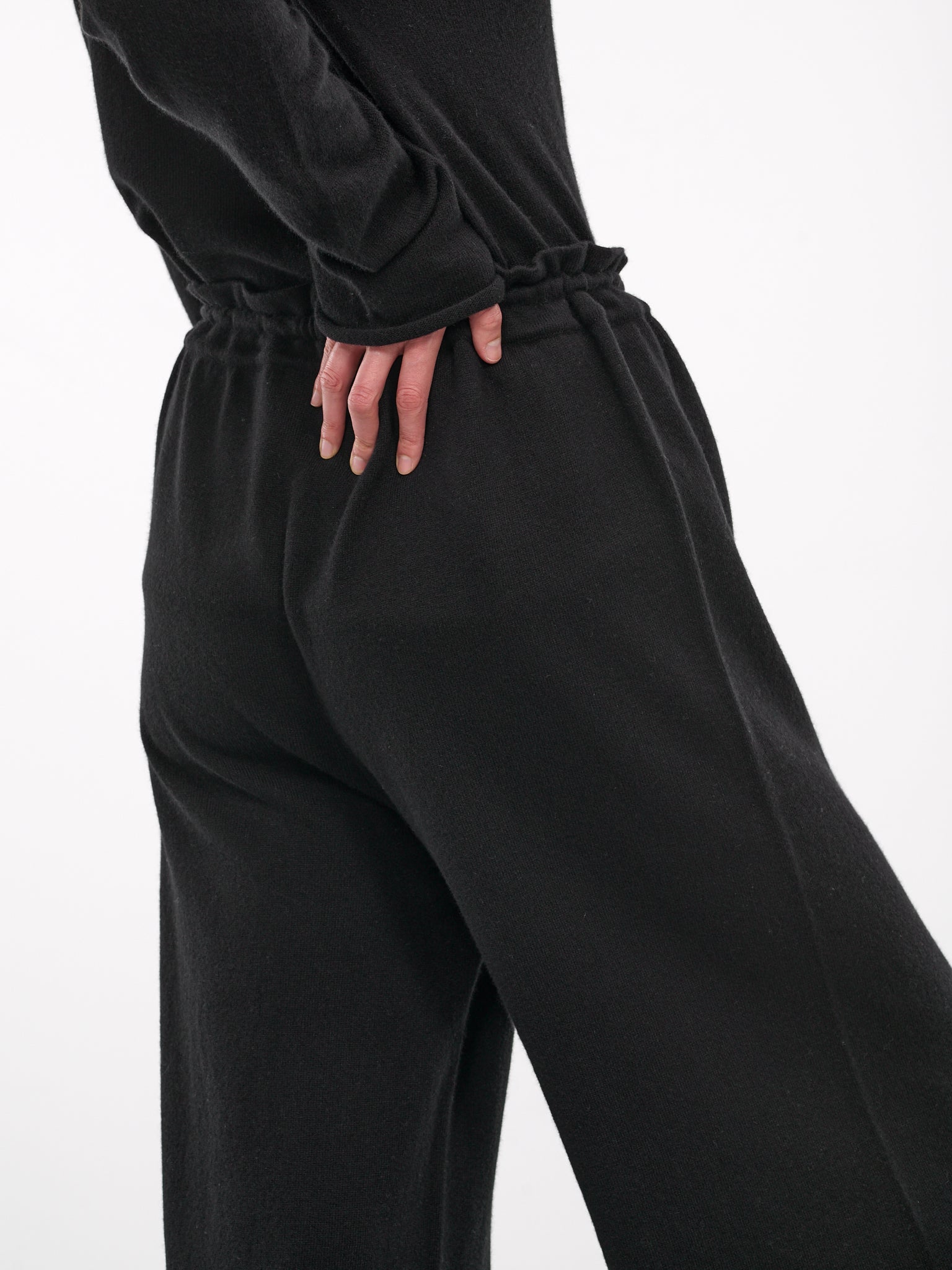 Drawstring Sweatpants (J40KA0017-J13204-BLACK)