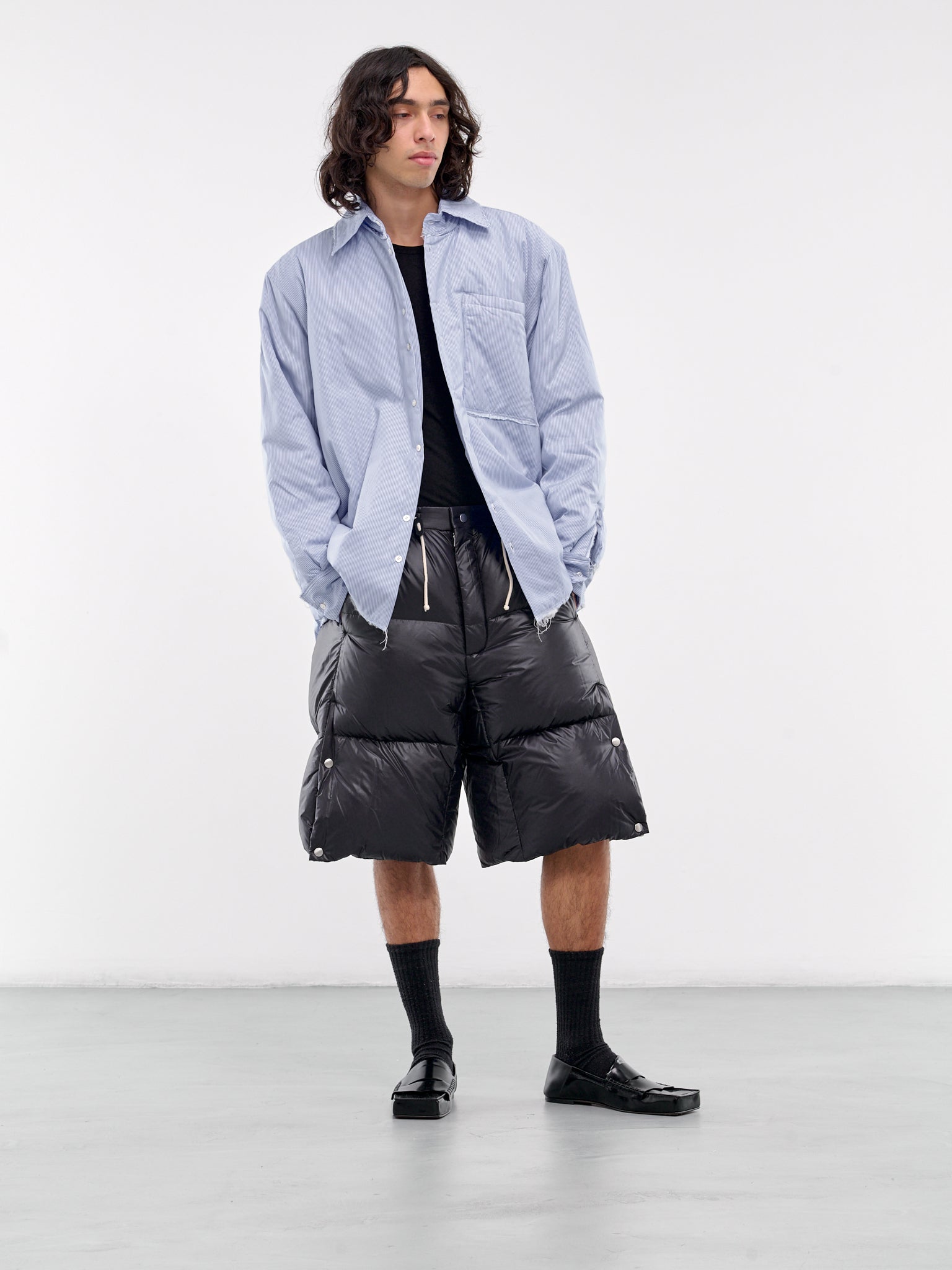 Puffer Shorts (J47AF0140-J70007-BLACK)