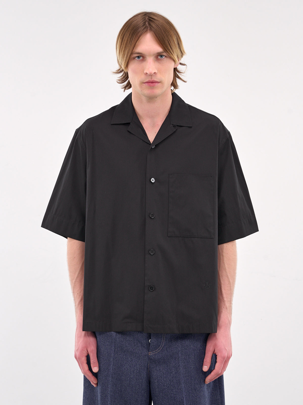 Short Sleeve Shirt (J47DL0166-J45292-BLACK)