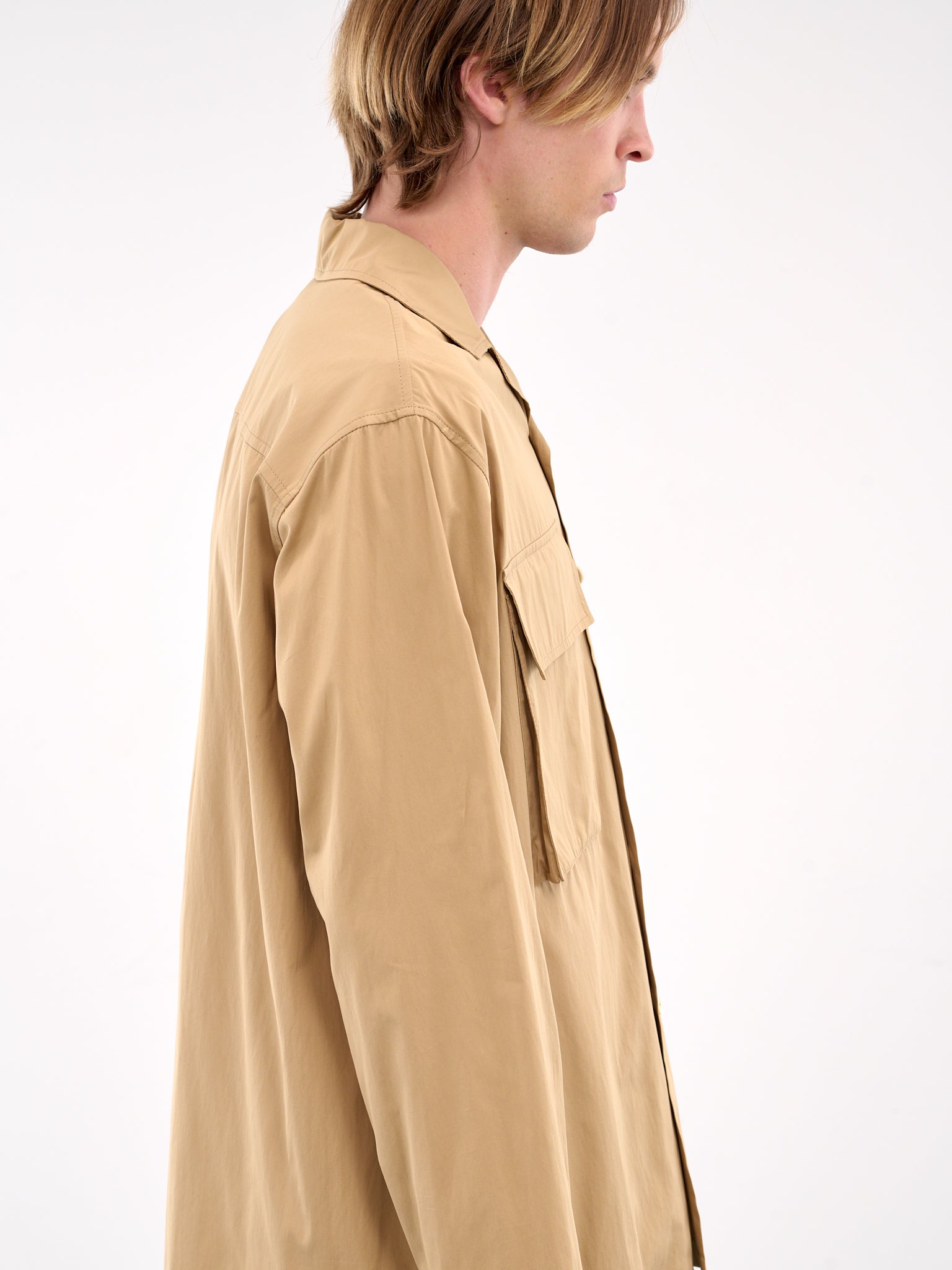 Oversized Pocket Shirt (J47DL0167-J45292-235-BEIGE)