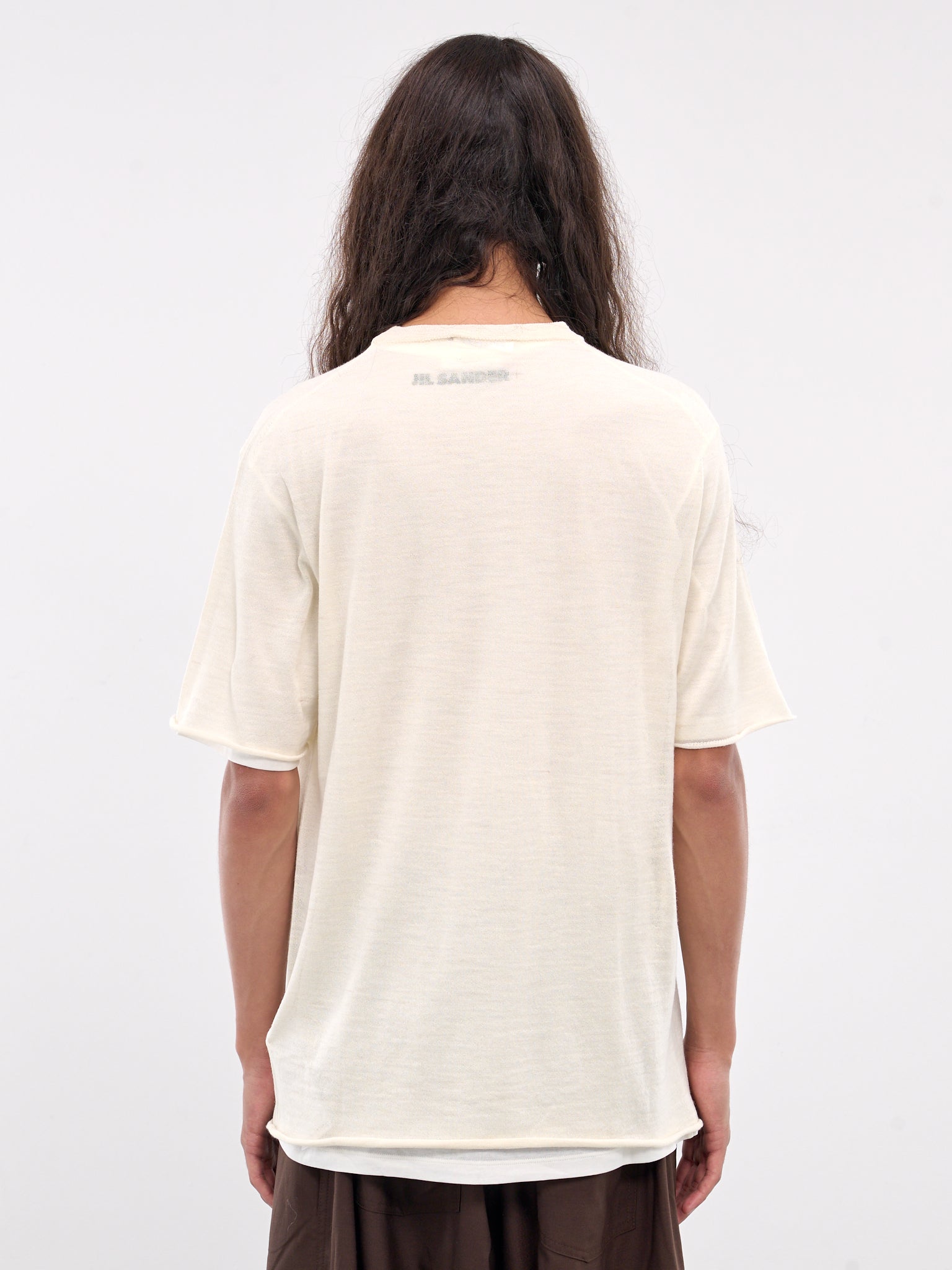 Short Sleeve Sweater (J47FV0108-JTN368-OFF-WHITE)