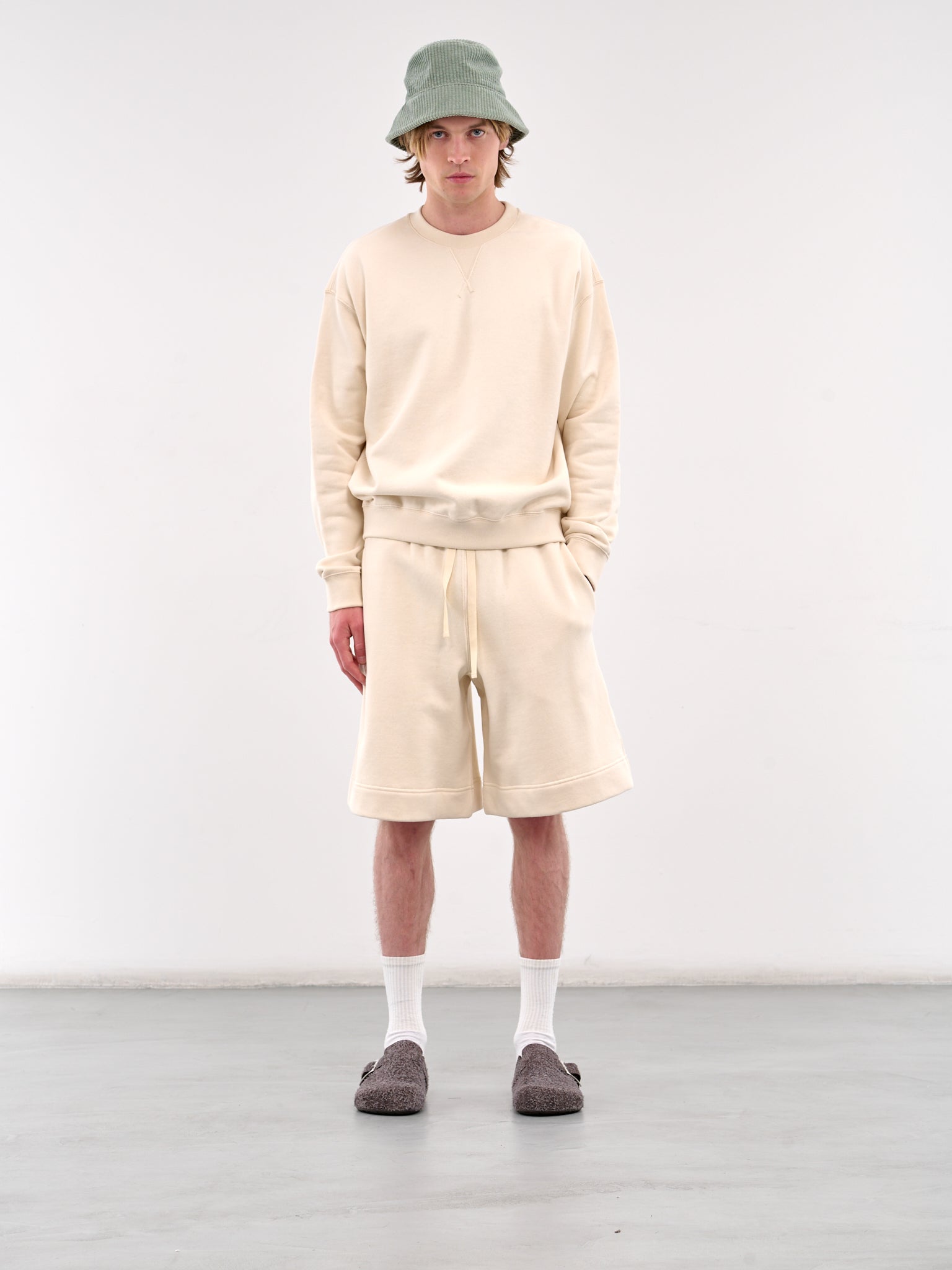 Elasticated Shorts (J47MU0139-J20010-OFF-WHITE)