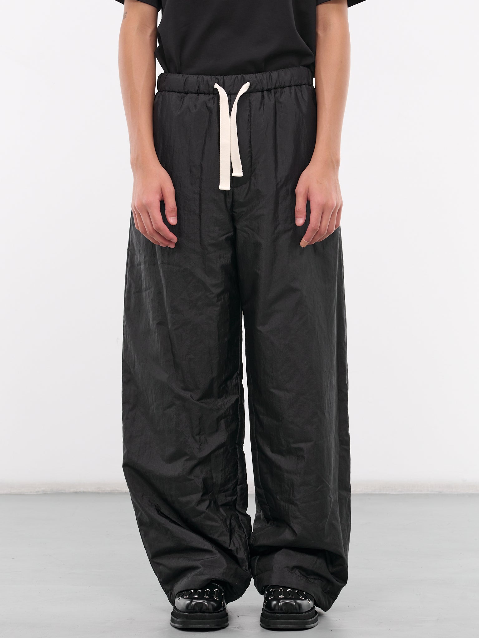 Silk-Nylon Trousers (J47KA0211-J70003-BLACK)