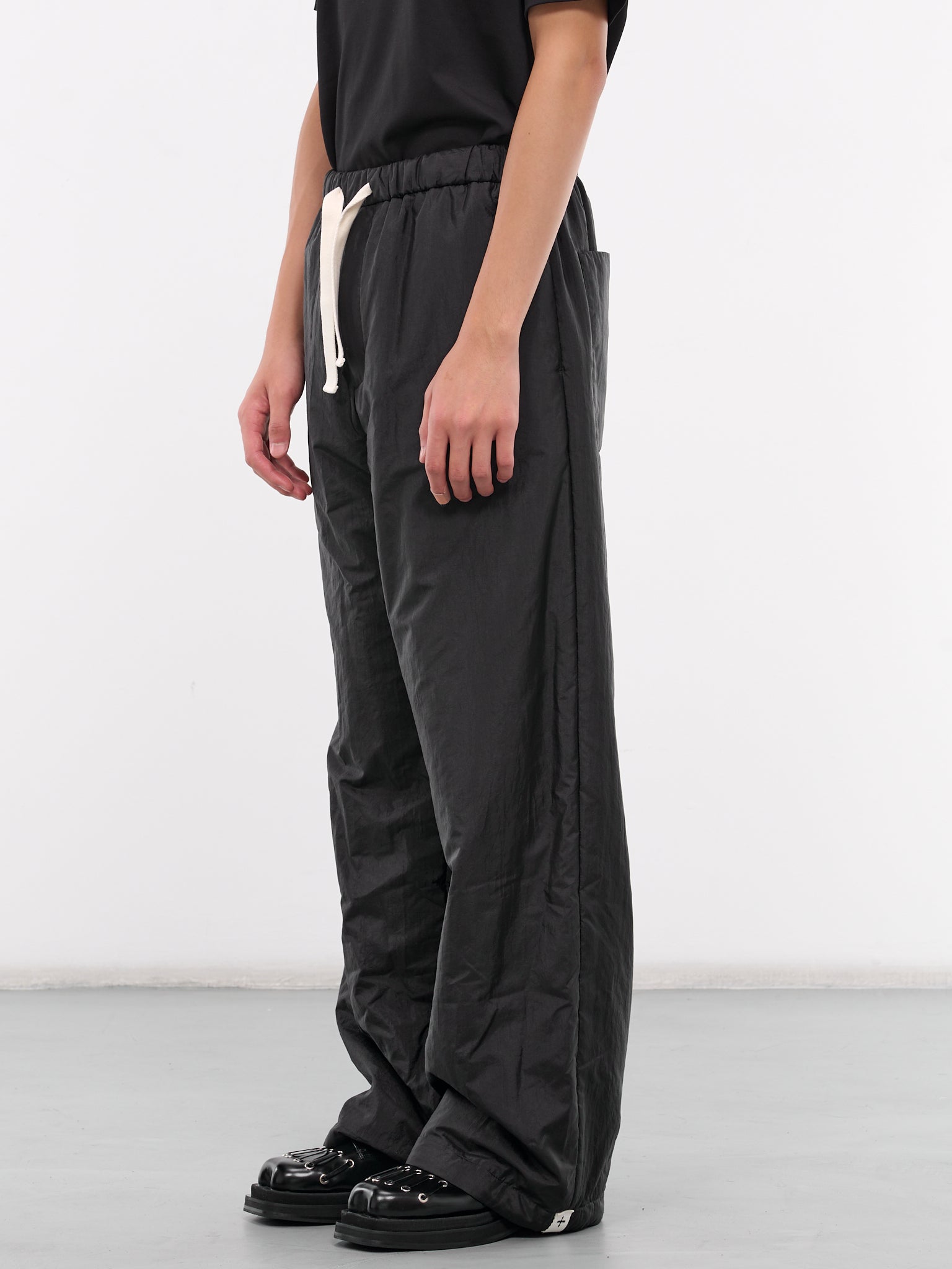 Silk-Nylon Trousers (J47KA0211-J70003-BLACK)