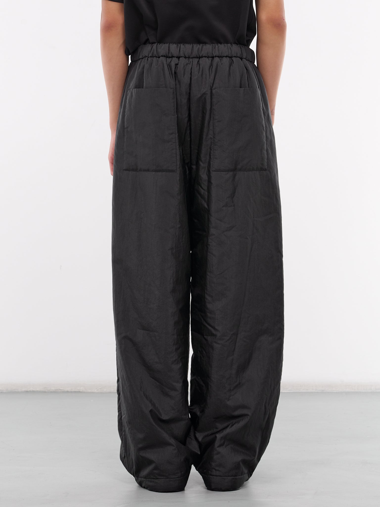 Silk-Nylon Trousers (J47KA0211-J70003-BLACK)