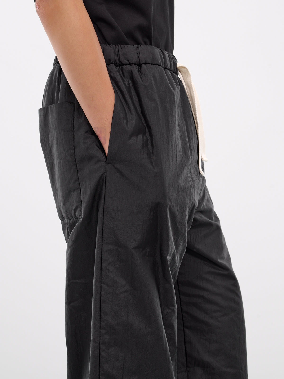 Silk-Nylon Trousers (J47KA0211-J70003-BLACK)