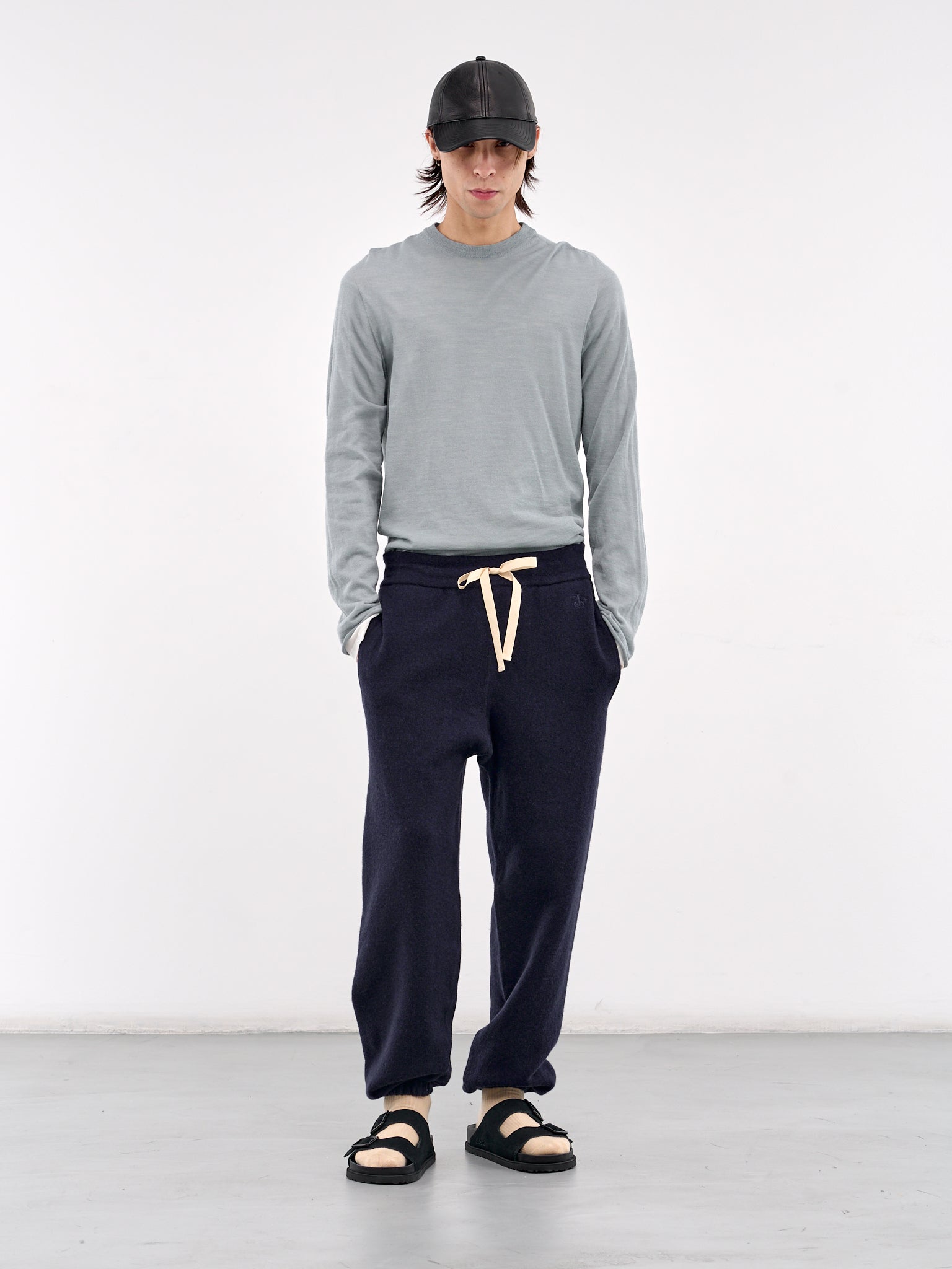 Elasticated Sweatpants (J47KA0213-J13276-406-BLUE)