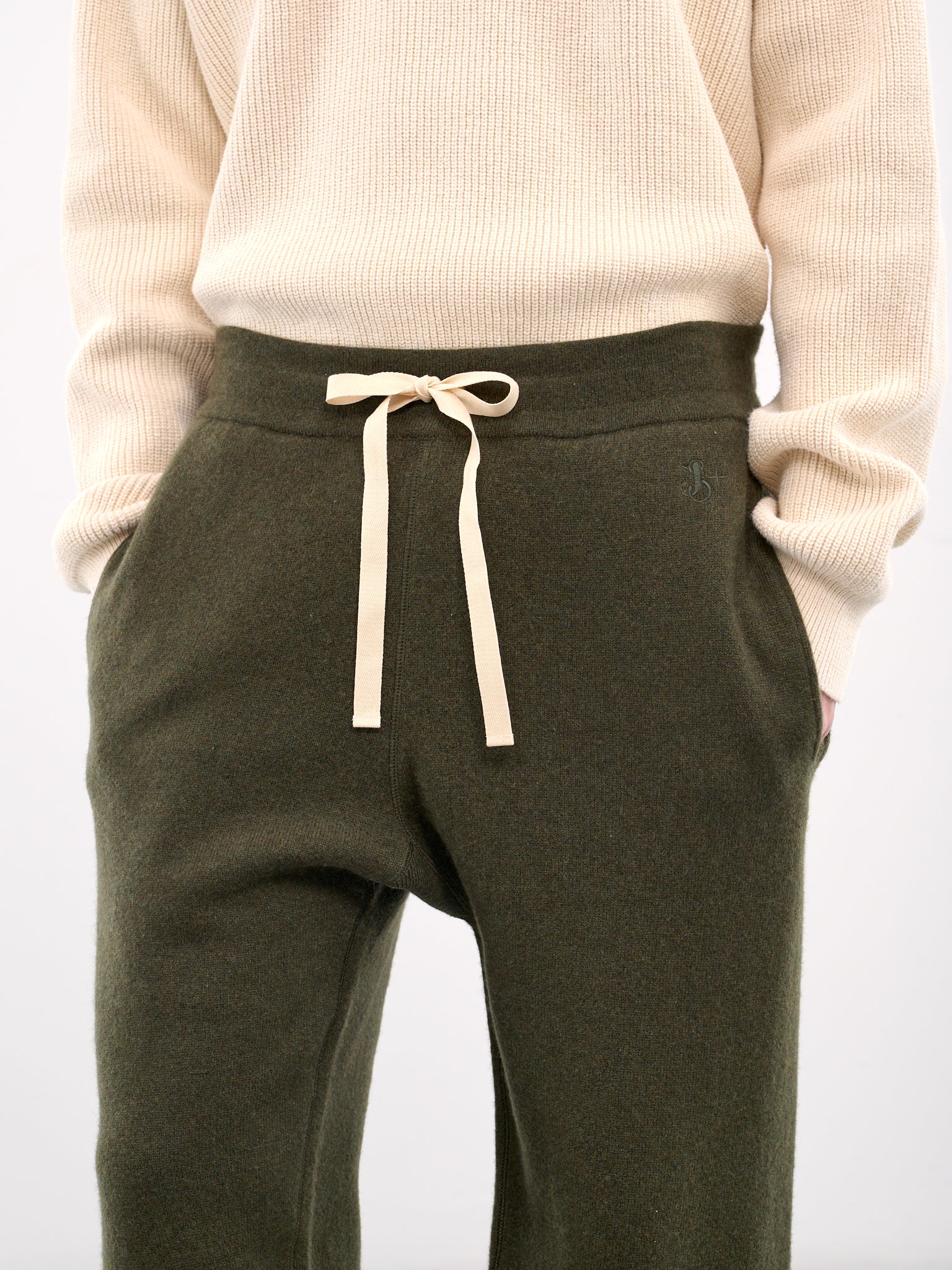 Elasticated Sweatpants (J47KA0213-J13276-310-GREEN)