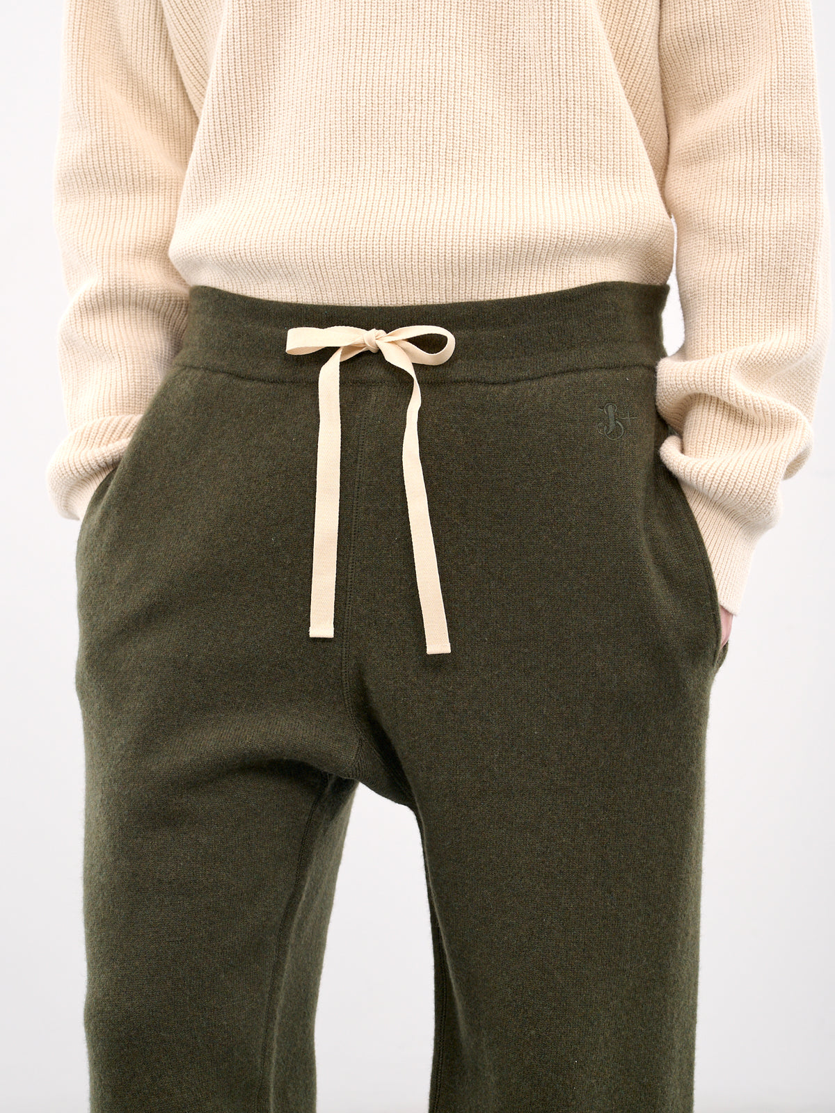 Elasticated Sweatpants (J47KA0213-J13276-310-GREEN)