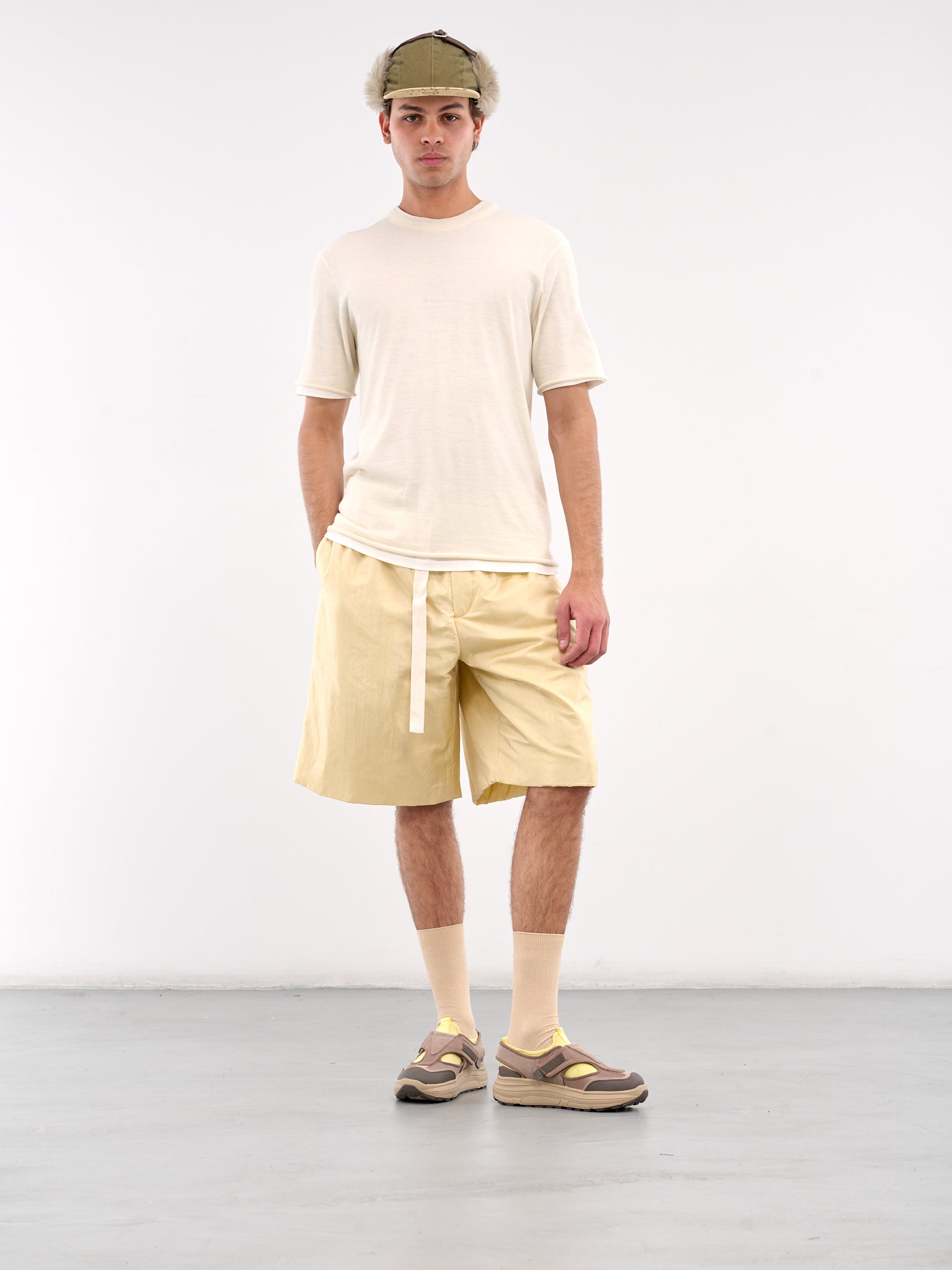 JIL SANDER Belted Shorts | H. Lorenzo - styled