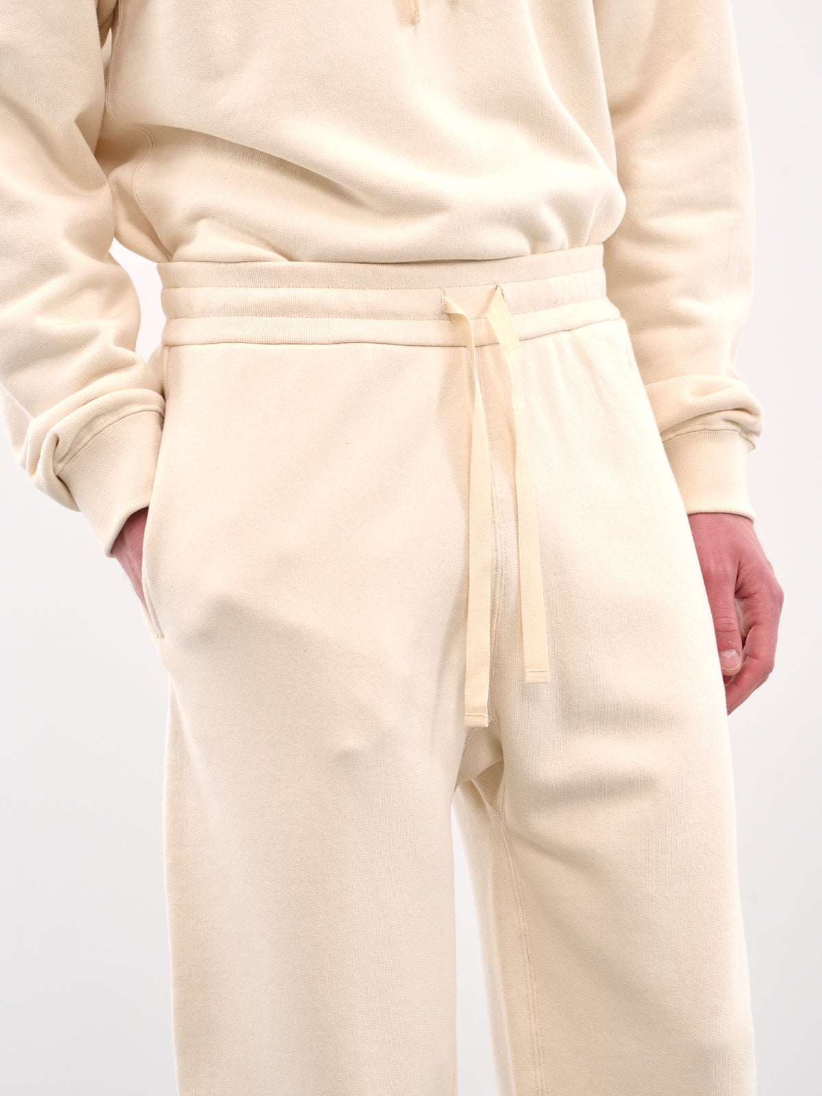 Elasticated Drawstring Sweatpants (J47KA0282-J20010-OFF-WHITE)