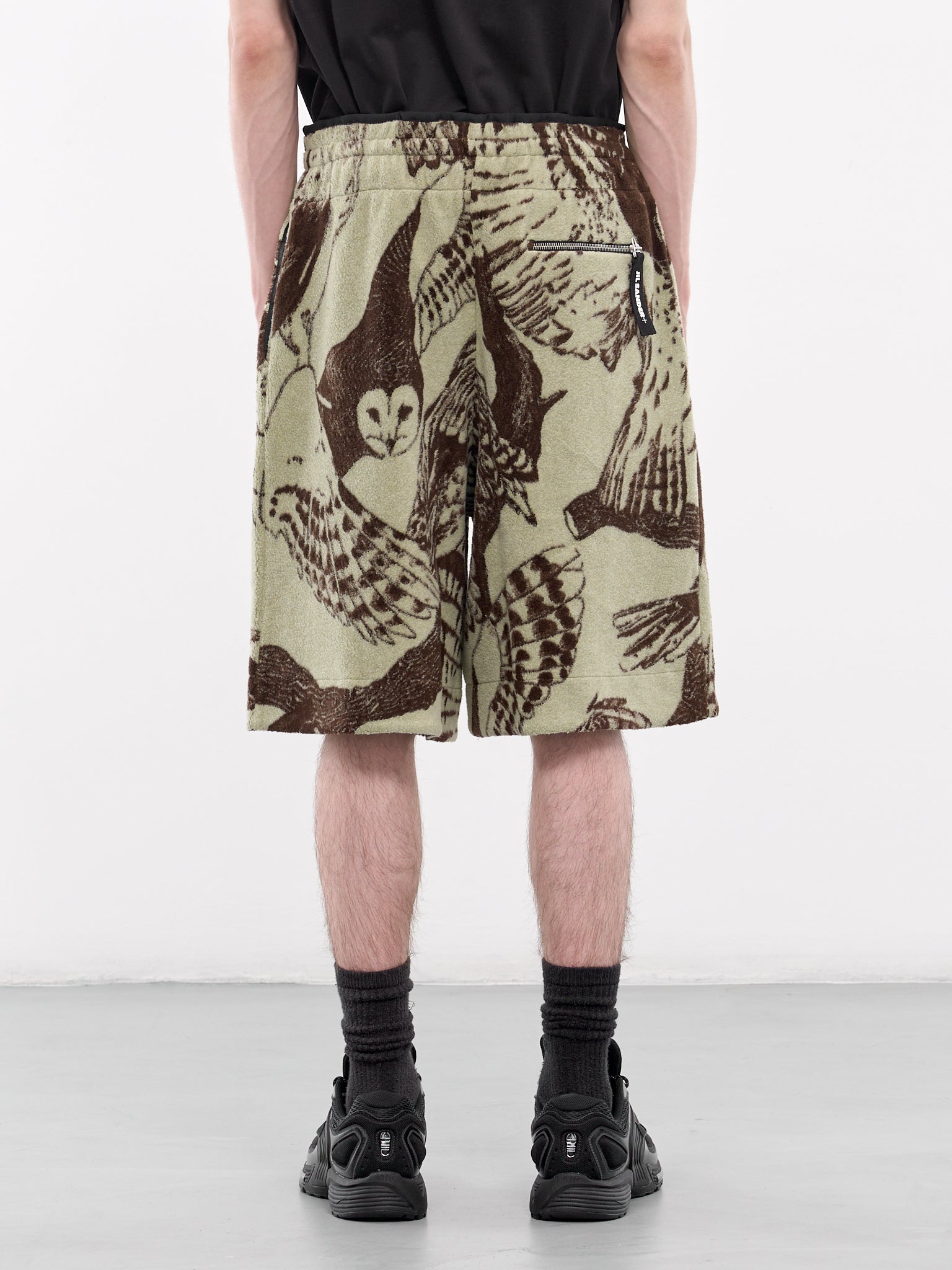 Graphic Fleece Shorts (J47MU0134-J20239-GREEN)