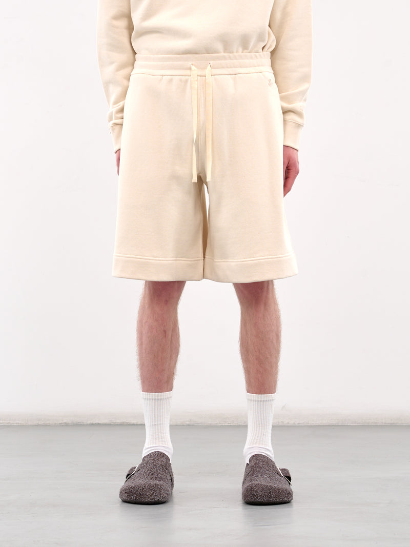 Elasticated Shorts (J47MU0139-J20010-OFF-WHITE)