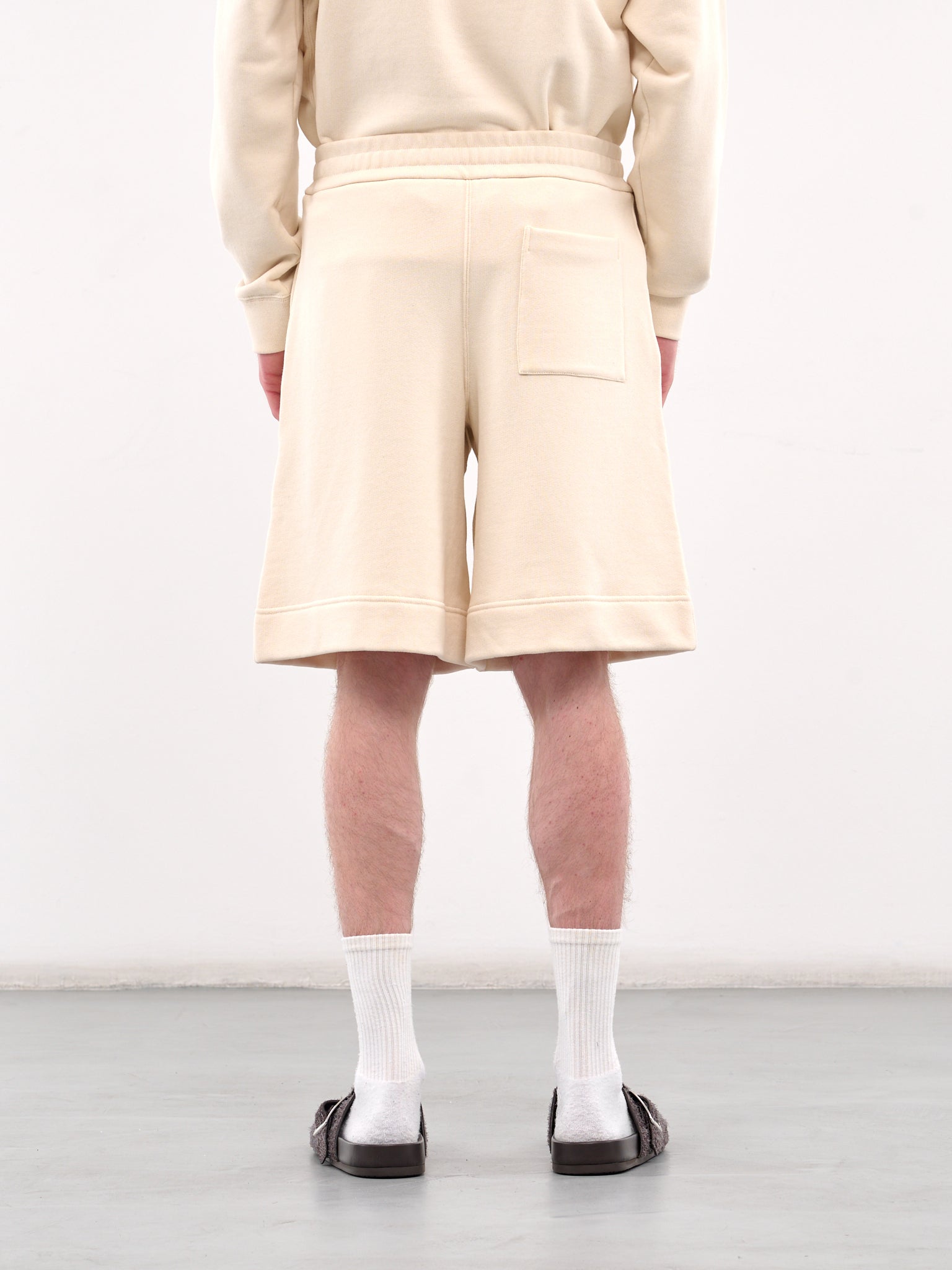 Elasticated Shorts (J47MU0139-J20010-OFF-WHITE)