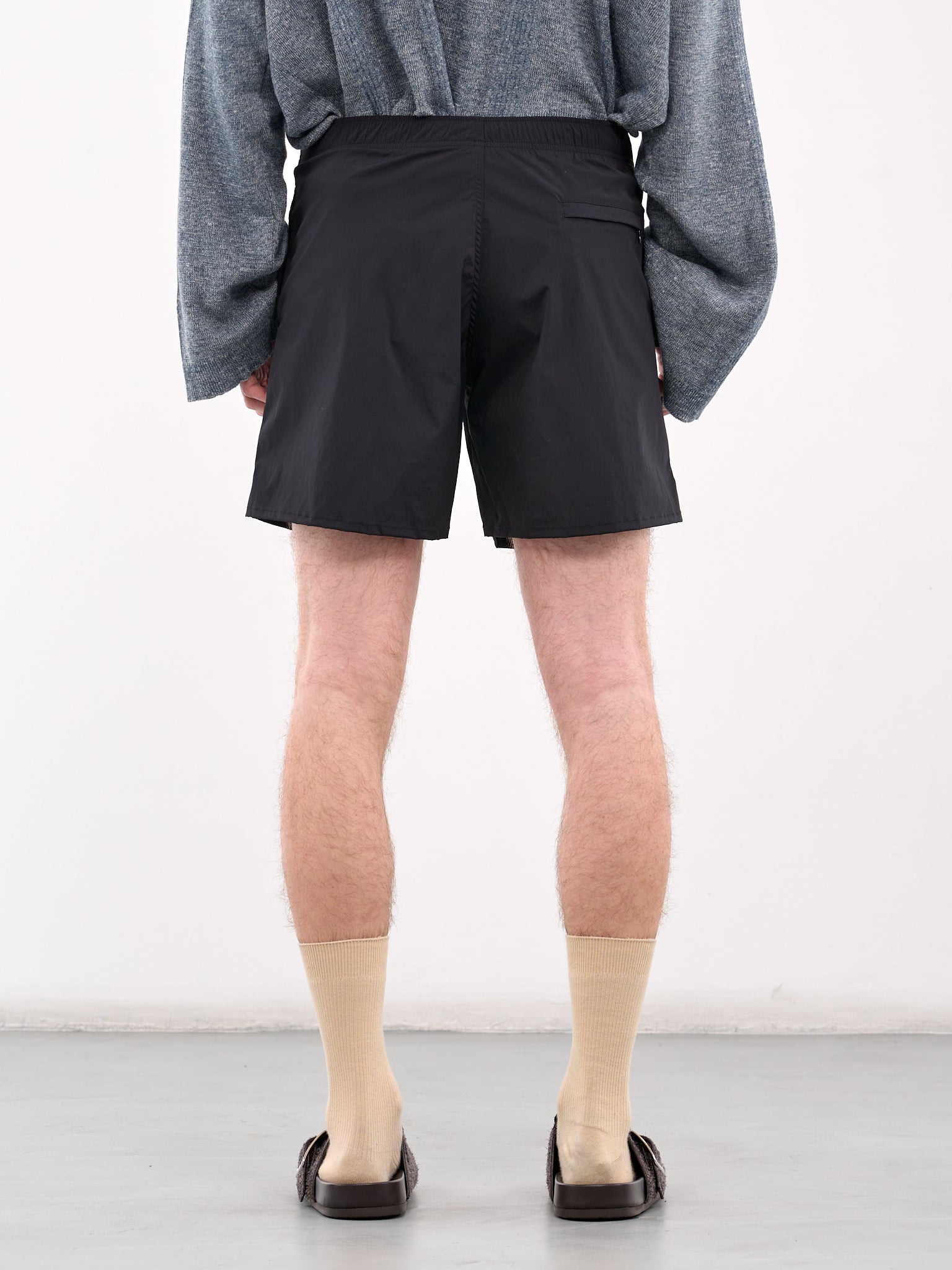 Elasticated Logo Shorts (J47SP0108-J20006-BLACK)