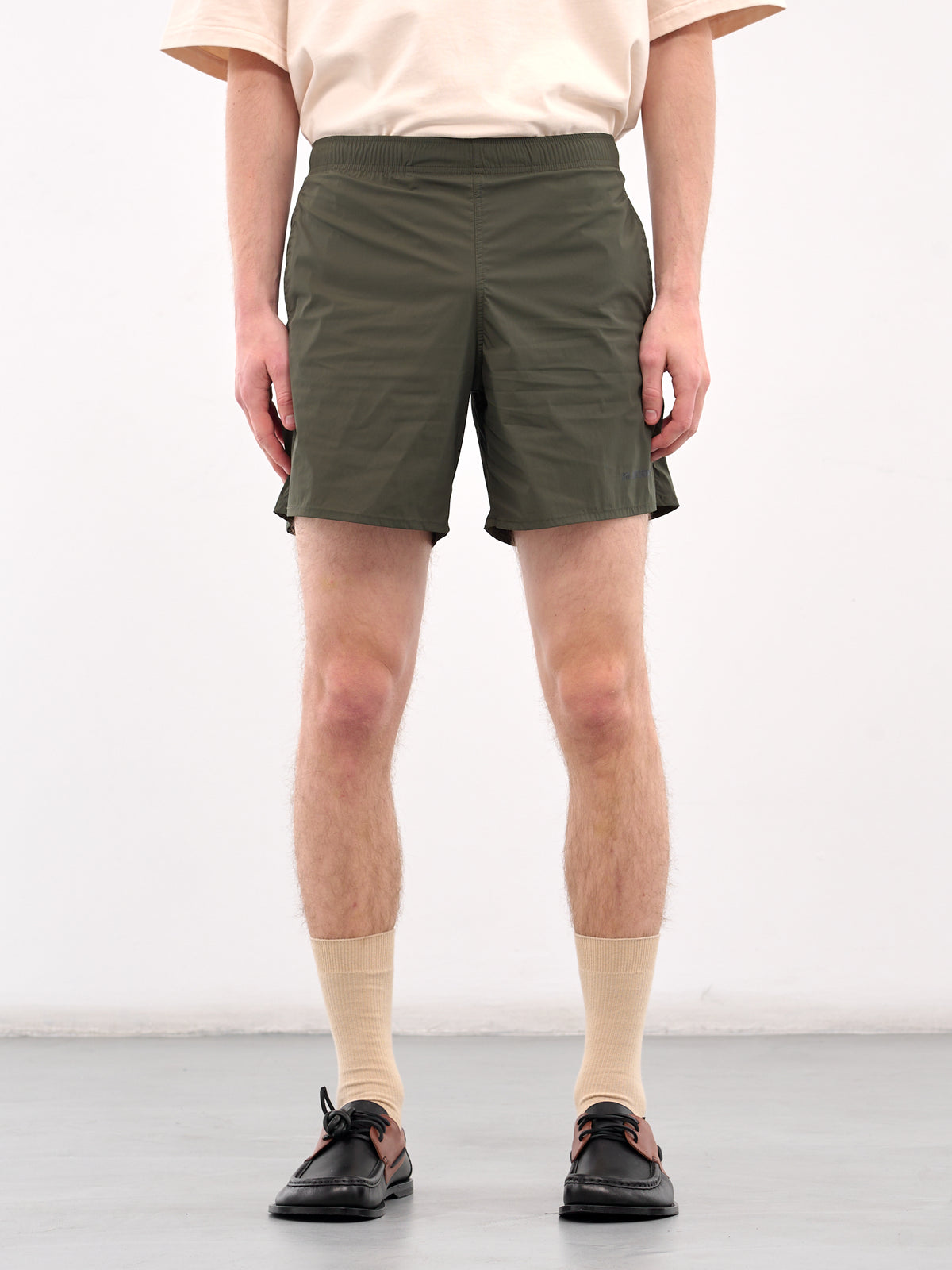 Elasticated Logo Shorts (J47SP0108-J20006-GREEN)