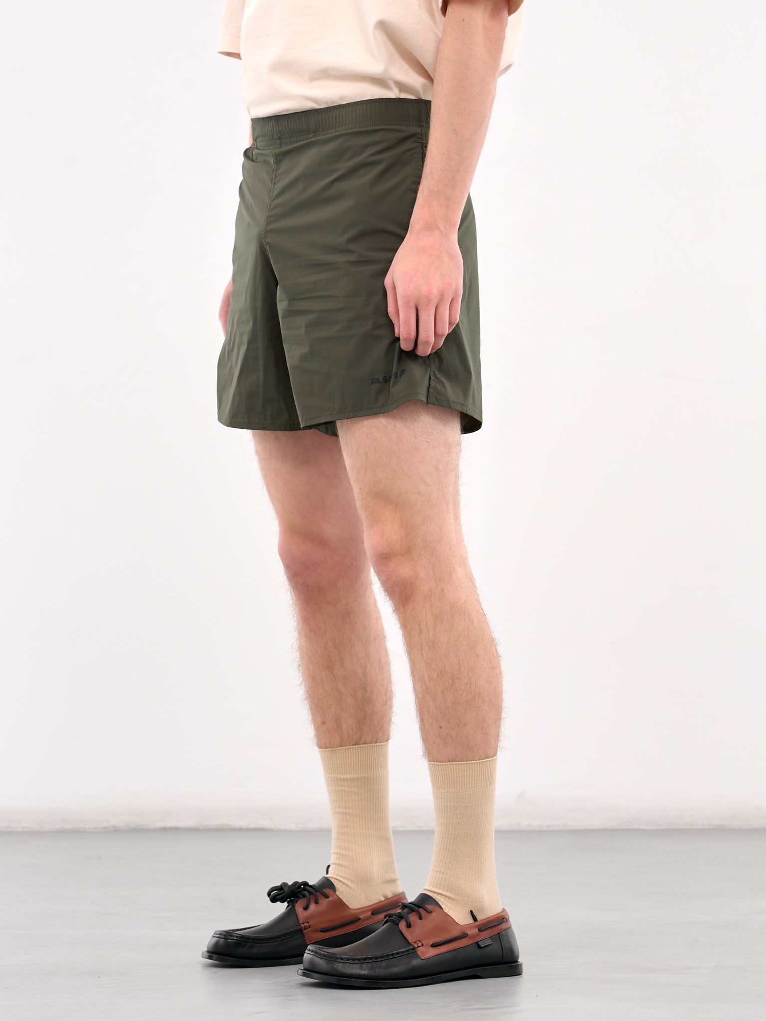 Elasticated Logo Shorts (J47SP0108-J20006-GREEN)