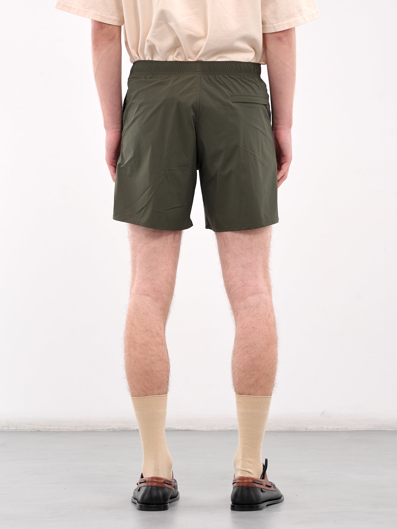 Elasticated Logo Shorts (J47SP0108-J20006-GREEN)