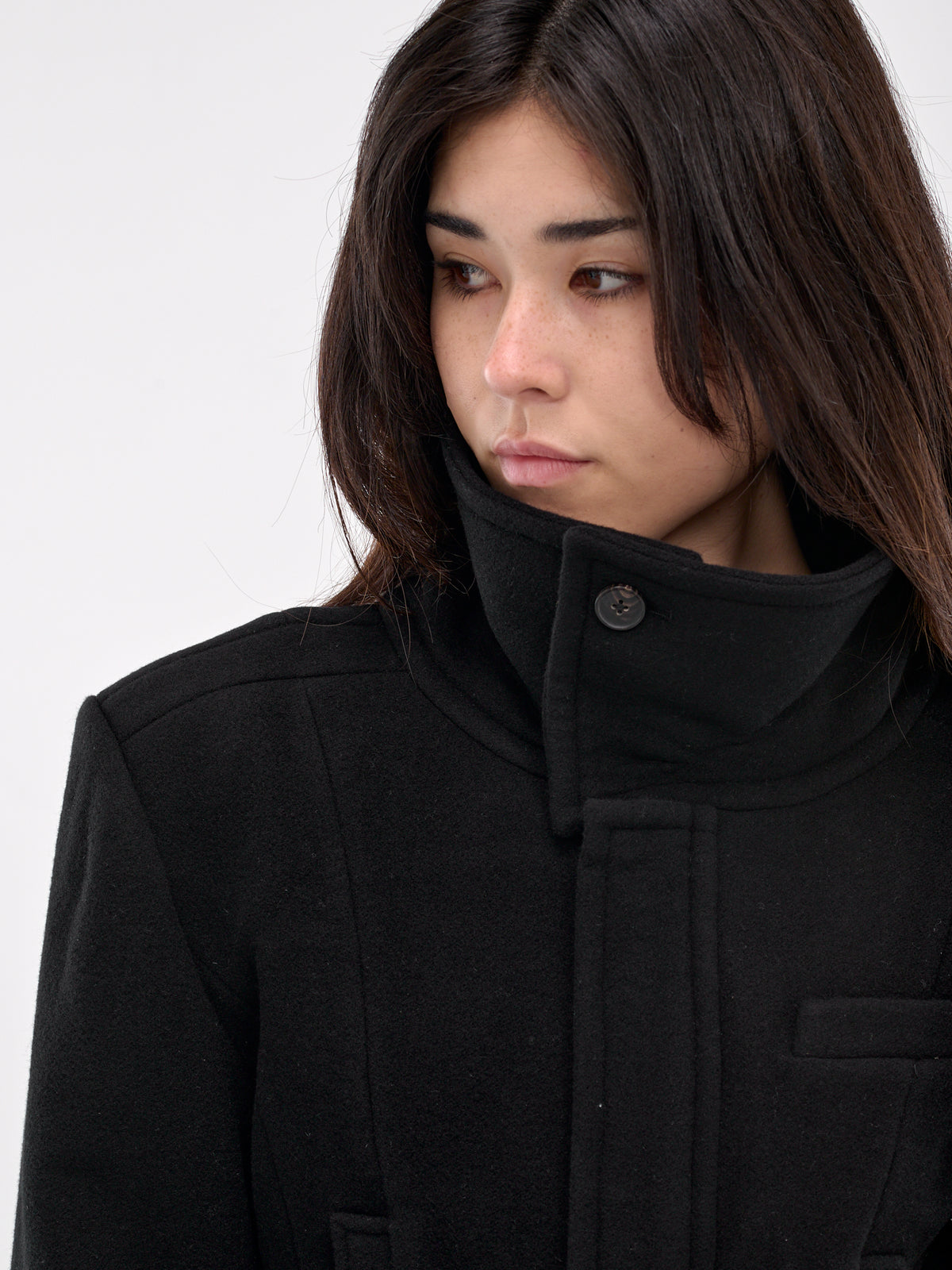 Stand Collar Jacket (JA-09BK-BLACK)