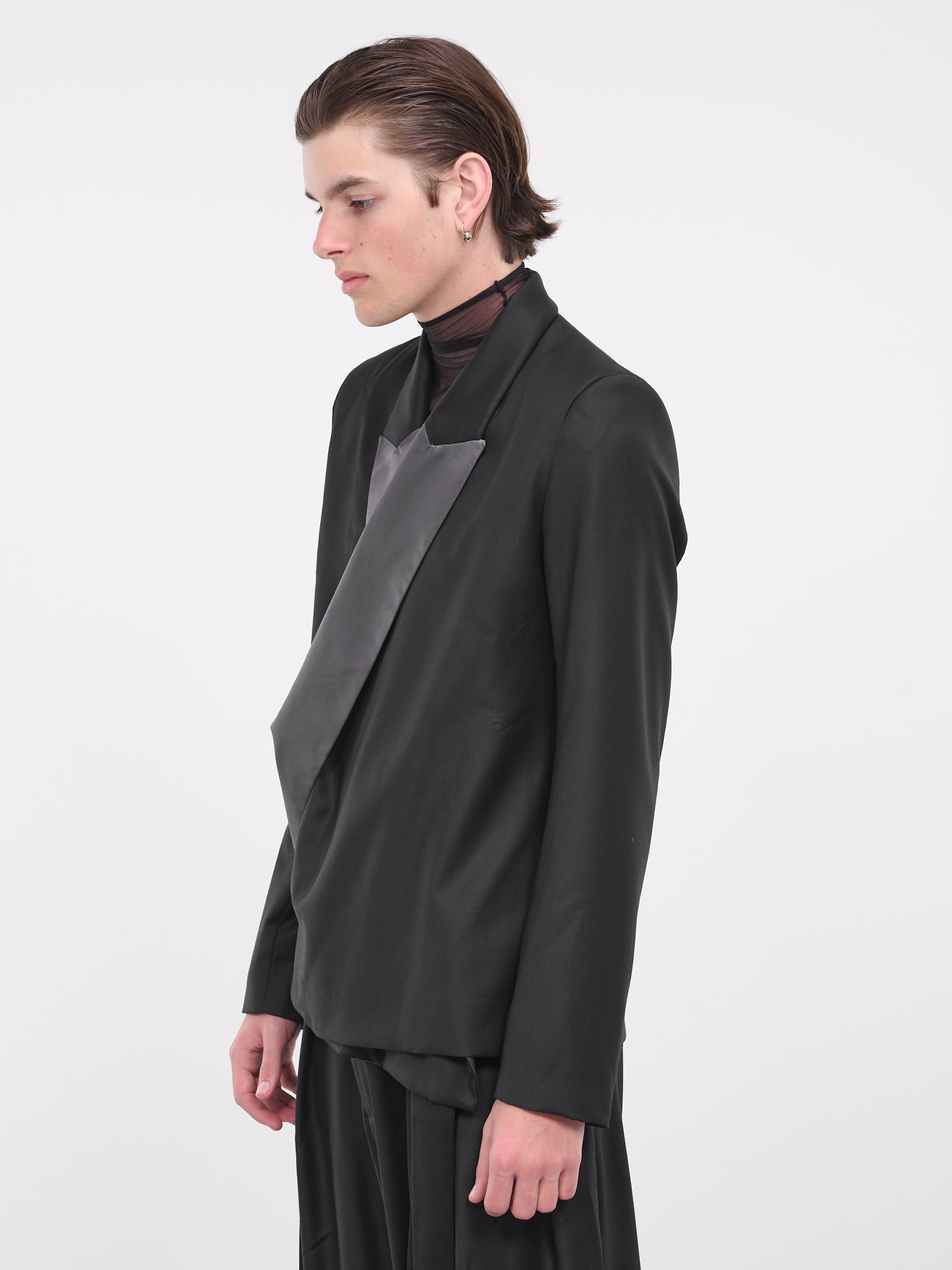 Low Lapel Dinner Jacket (JA04-BLACK)