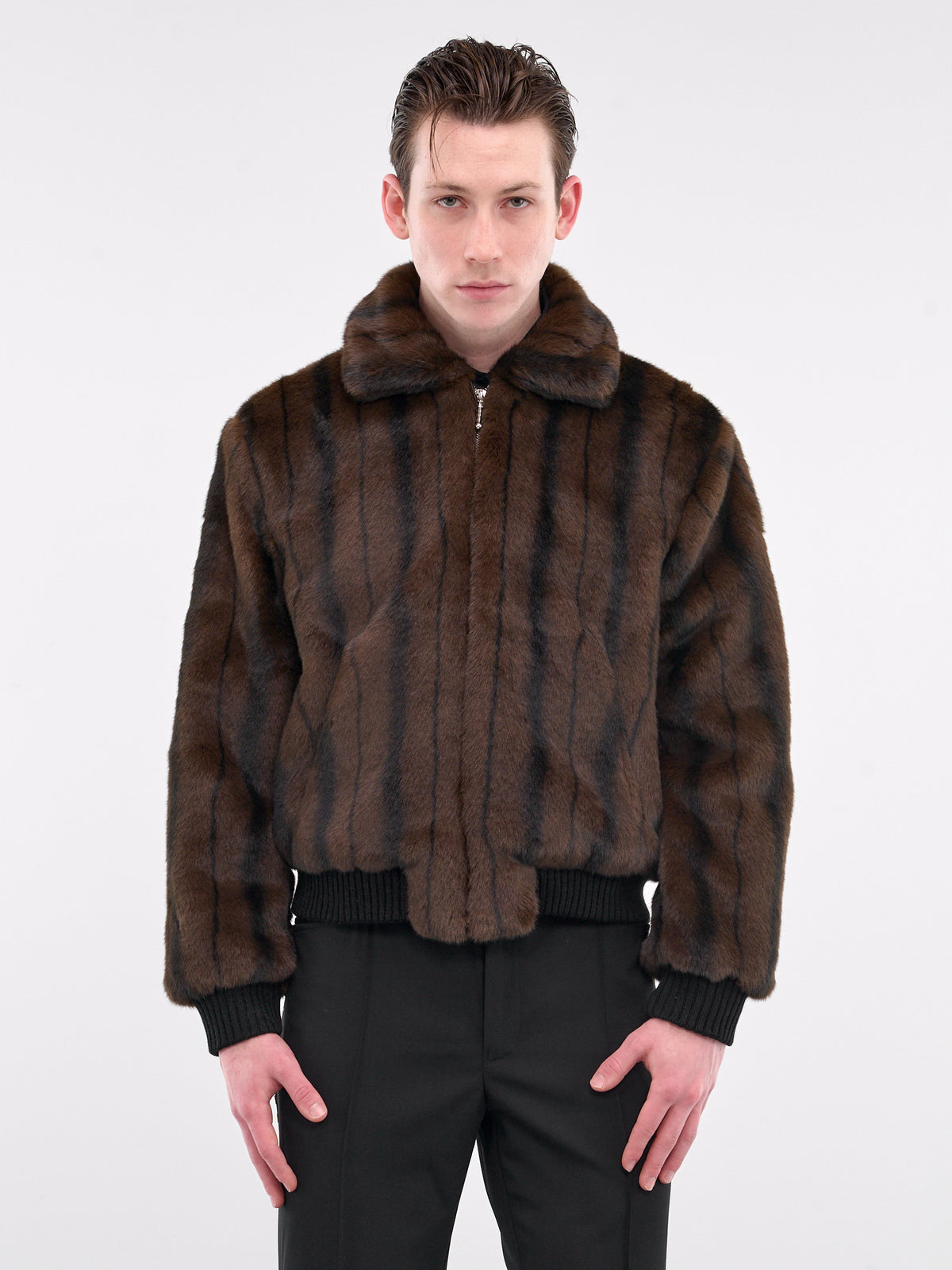 Faux-Mink Harrington Jacket (JA14-CH02-FAUX-MINK)