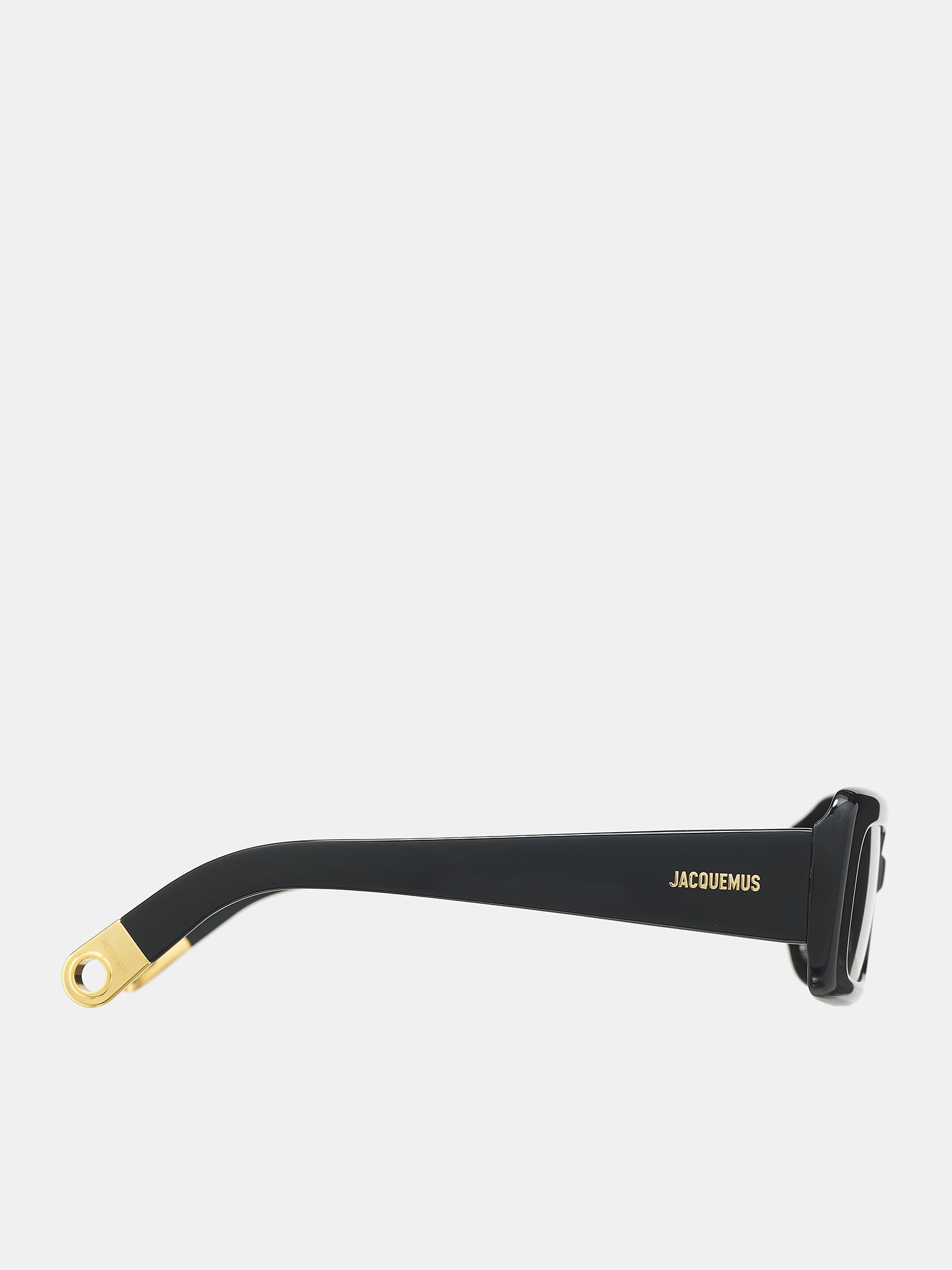 Rond Rectangular Sunglasses (JAC11C1SUN-BLACK-YELLOW-GOLD-G)