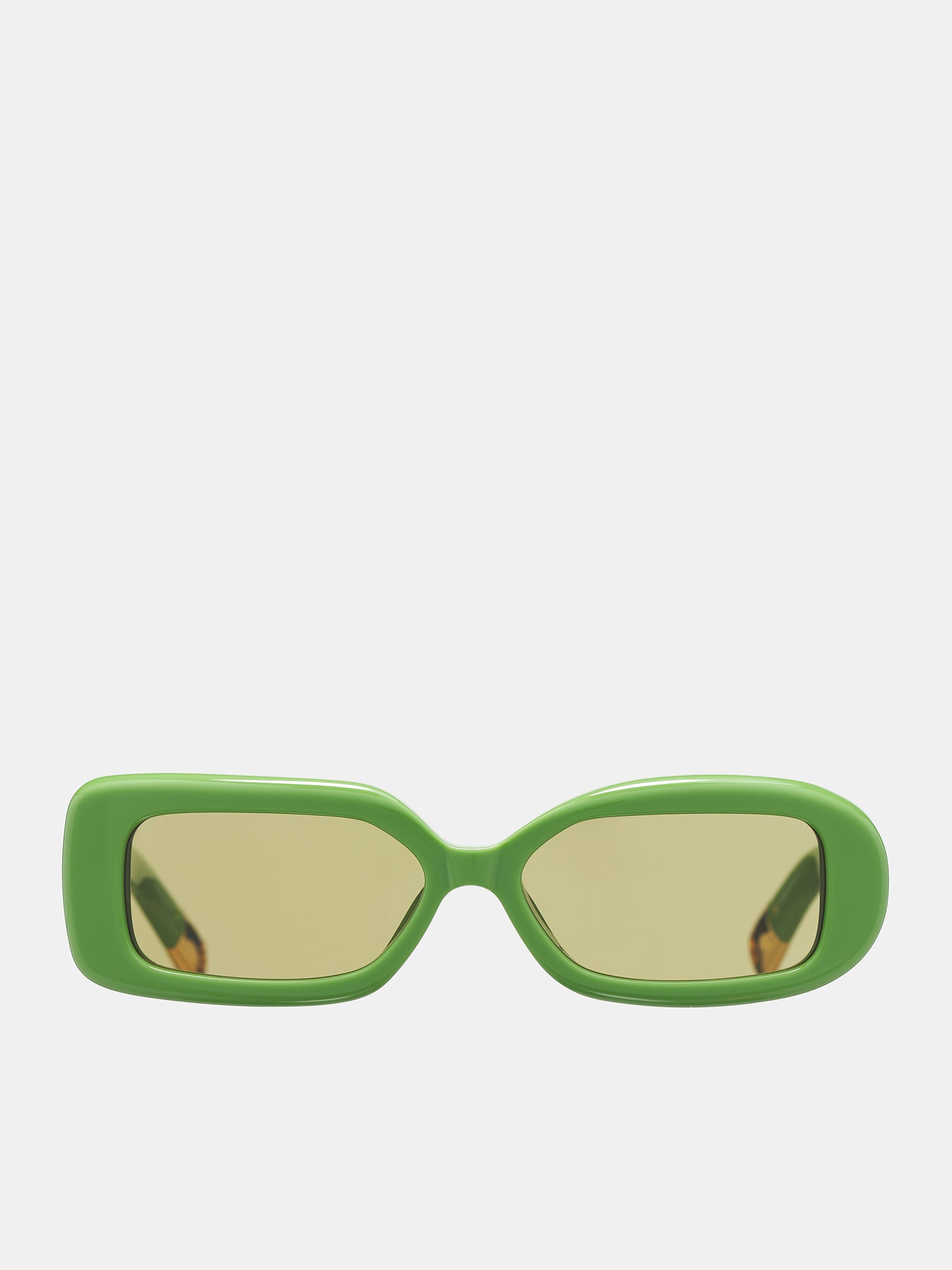 Rond Rectangular Sunglasses (JAC11C3SUN-GREEN-YELLOW-GOLD-K)