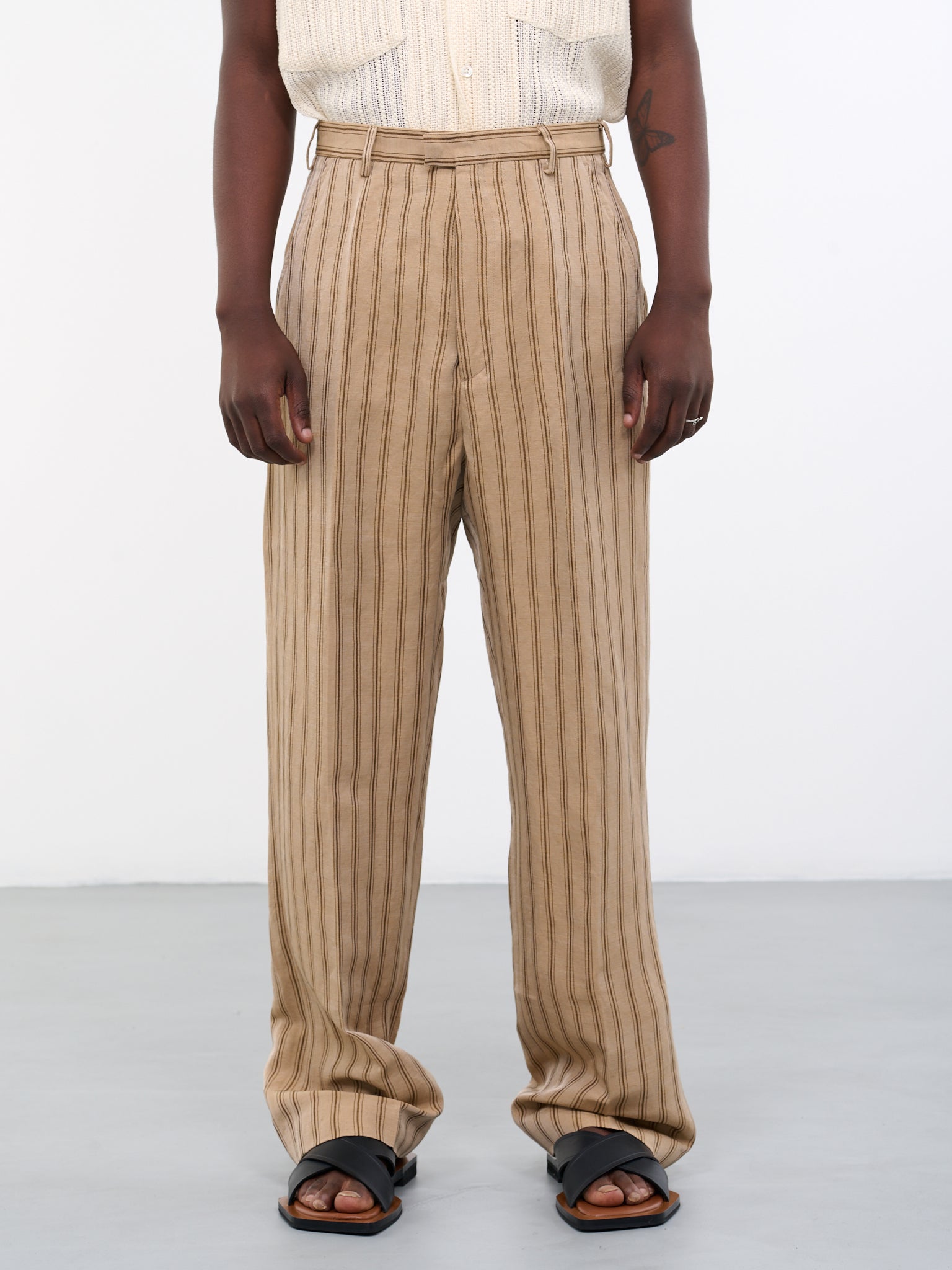 Jarred Relaxed Trousers (JARRED-M22W479-SAND-STRIPE)