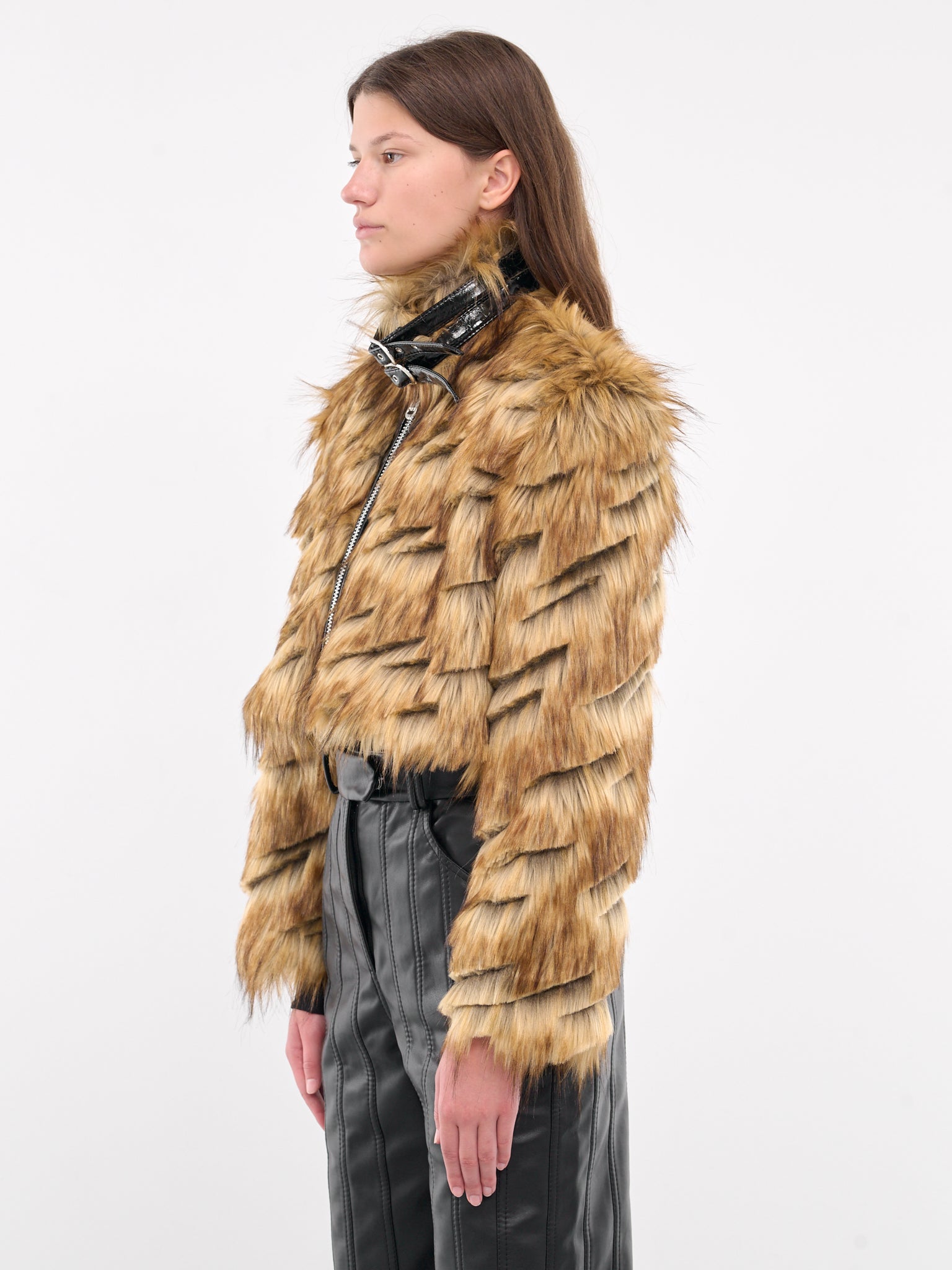 Faux Fur Jacket (JCAPBR02-BROWN)