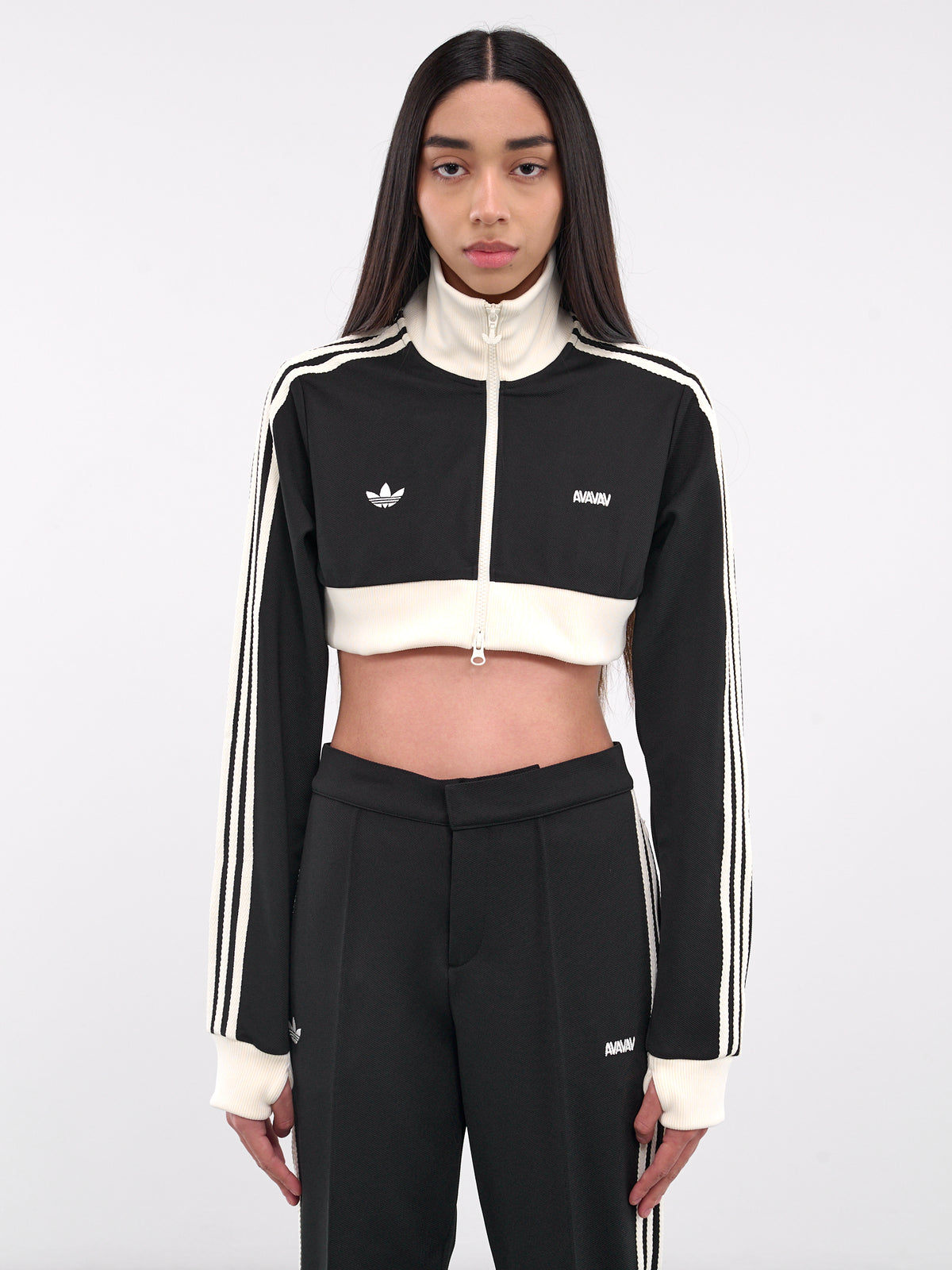 AVAVAV Cropped Track Jacket (JD5978-BLACK)