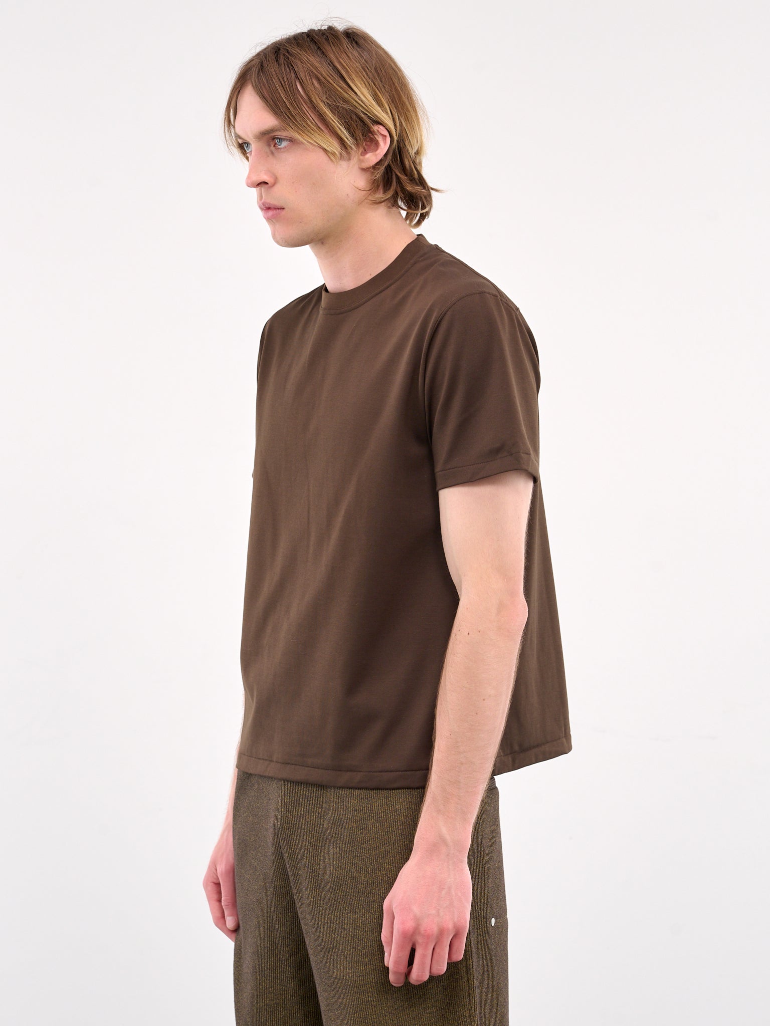 Crewneck Tee (JER-102-01-BROWN)