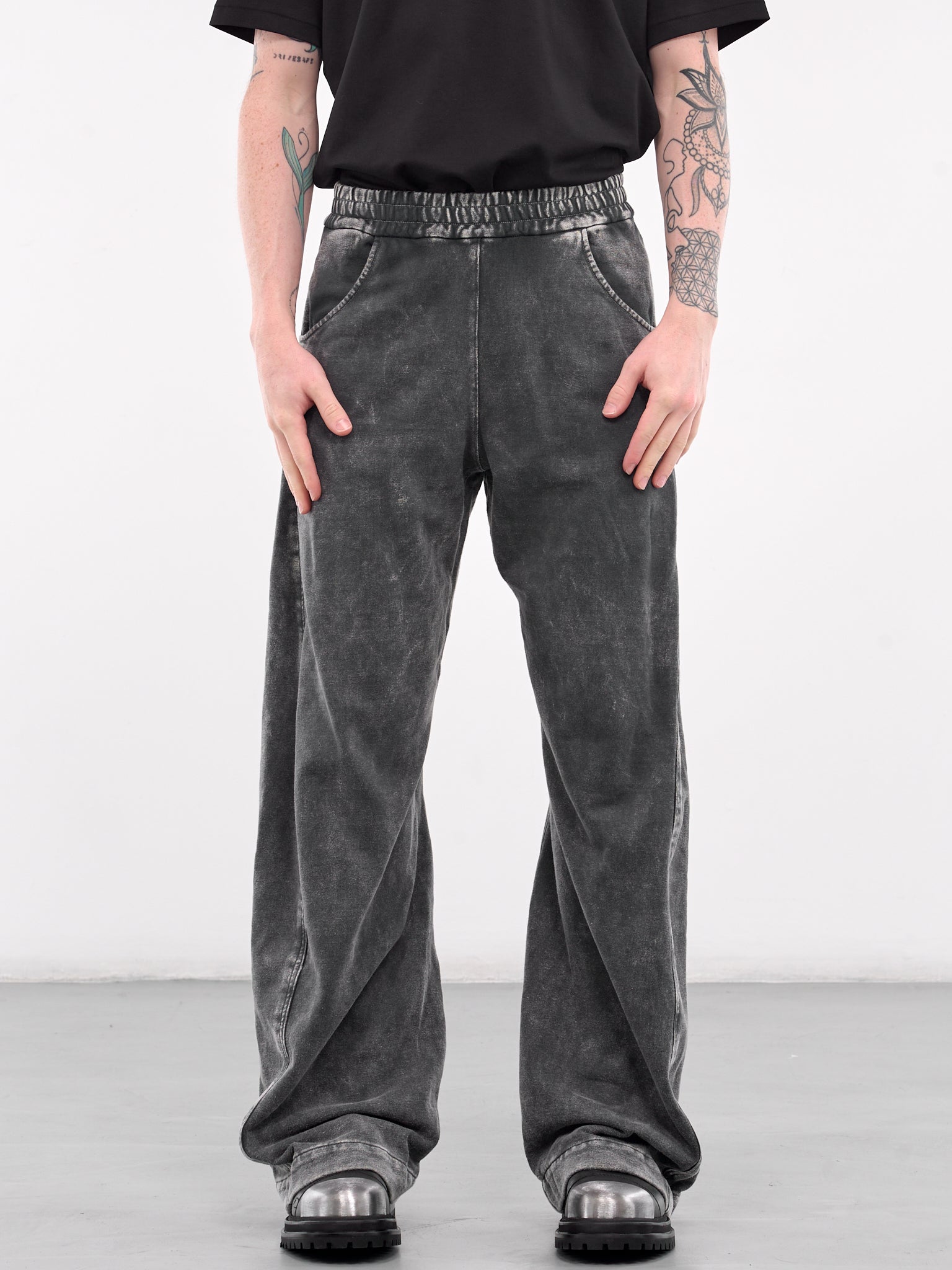 Shabby Twisted Lounge Pants (JER-103-01-GREY)