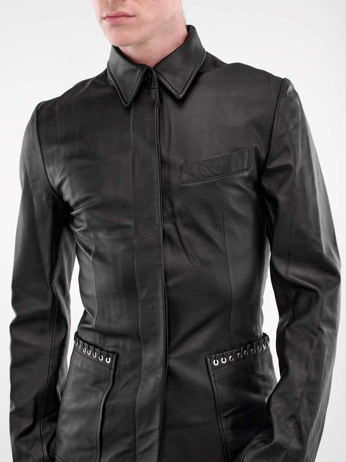 Gail Leather Jacket (JK006-M-LEA-BLACK)