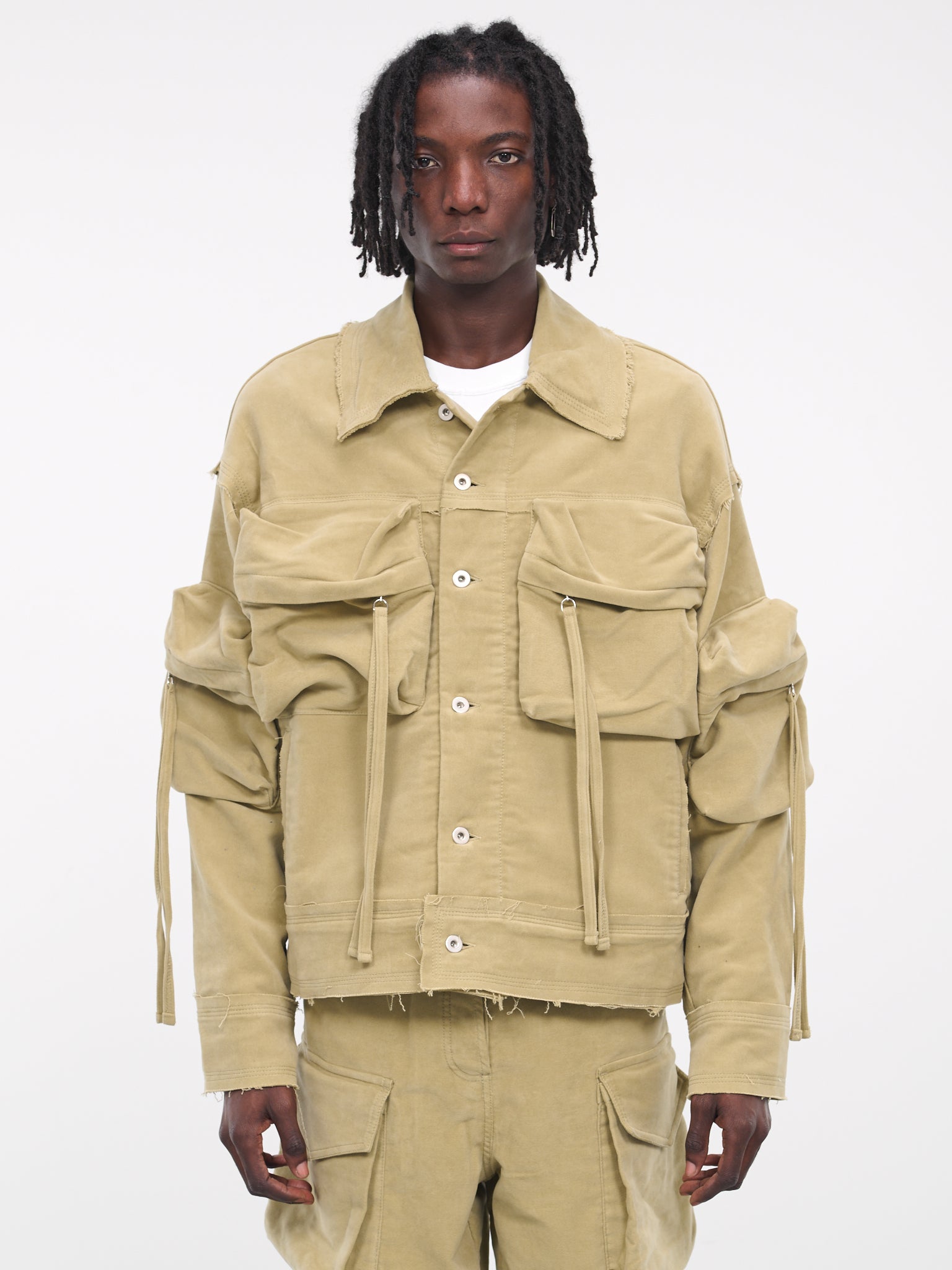 Moleskin Cargo Jacket (JK02-01-SAGE)