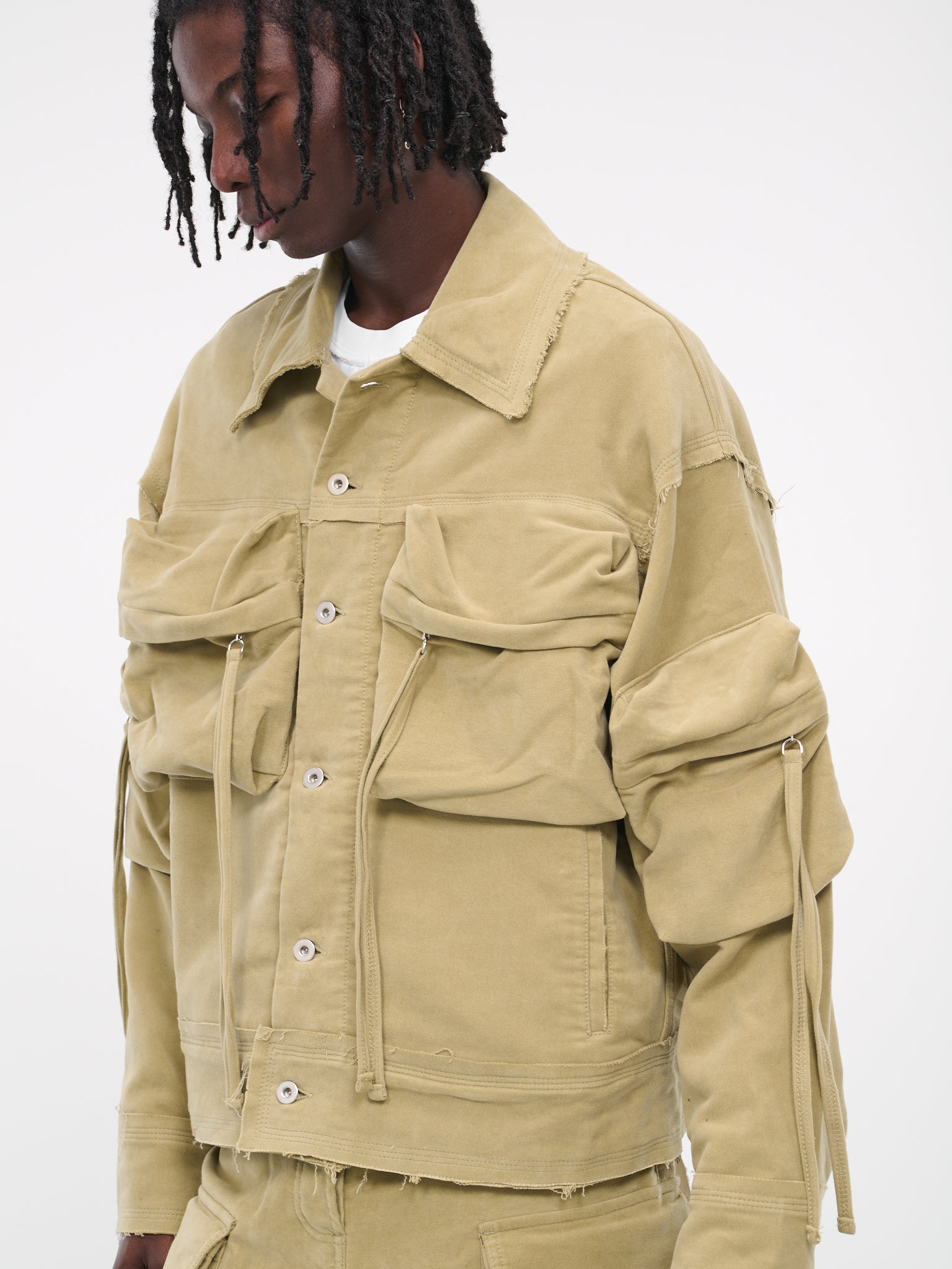 Moleskin Cargo Jacket (JK02-01-SAGE)