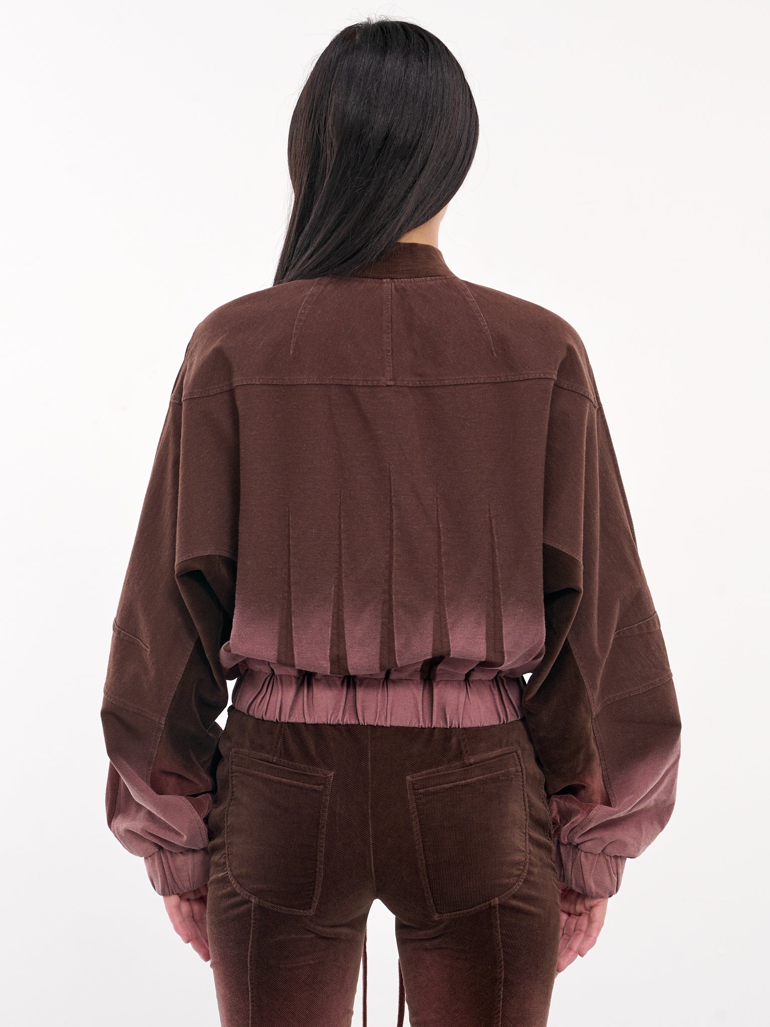 Washed Paneled Jacket (JK03C1BR440-COFFEE)