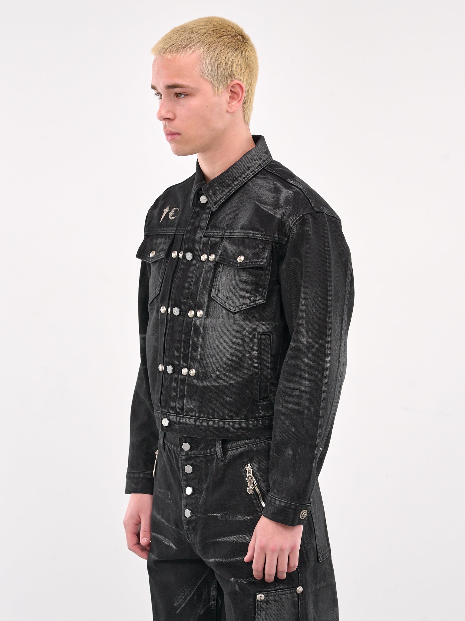 Leave A Trace Denim Jacket (JK0901-BLACK)