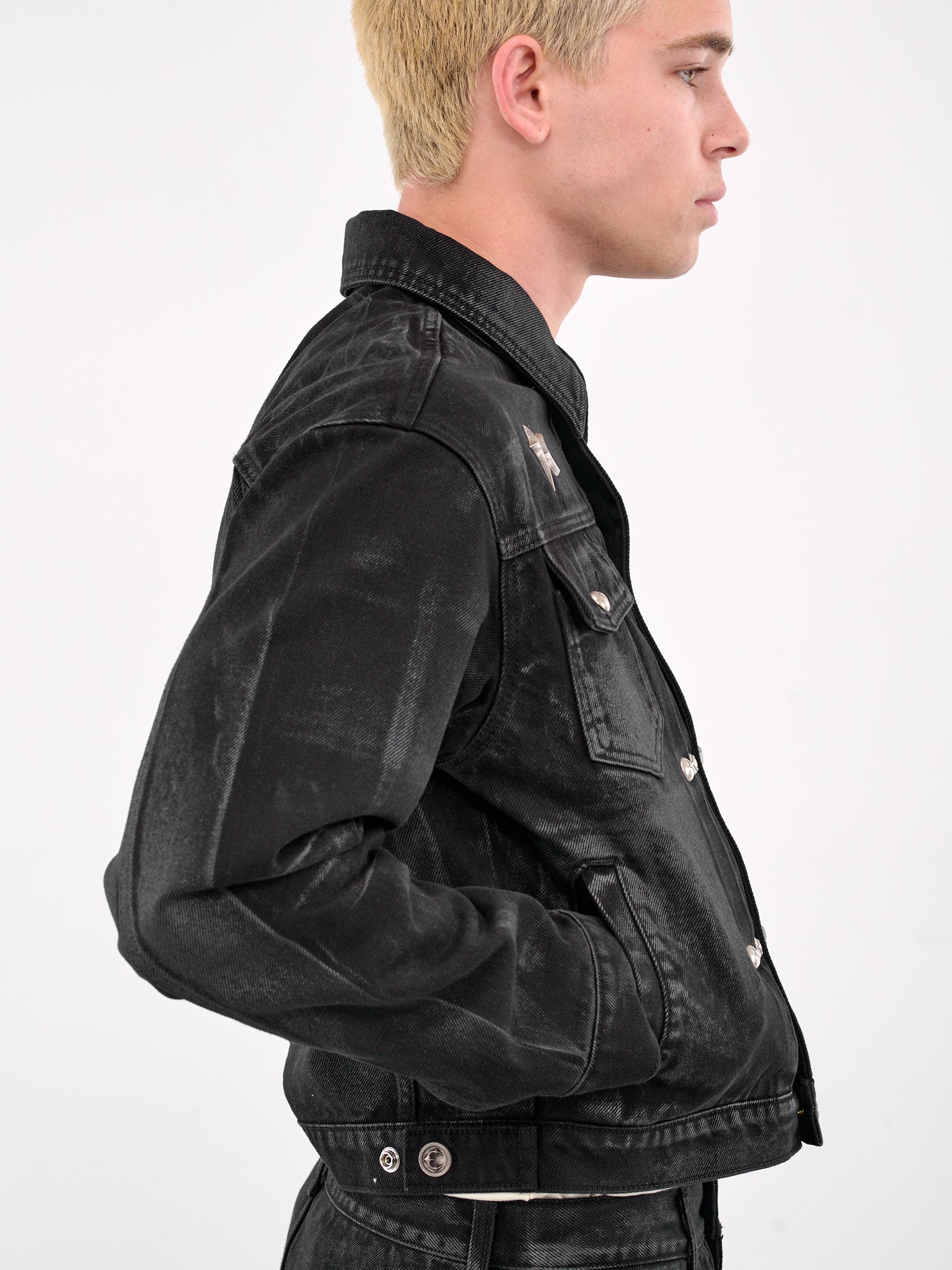 Leave A Trace Denim Jacket (JK0901-BLACK)