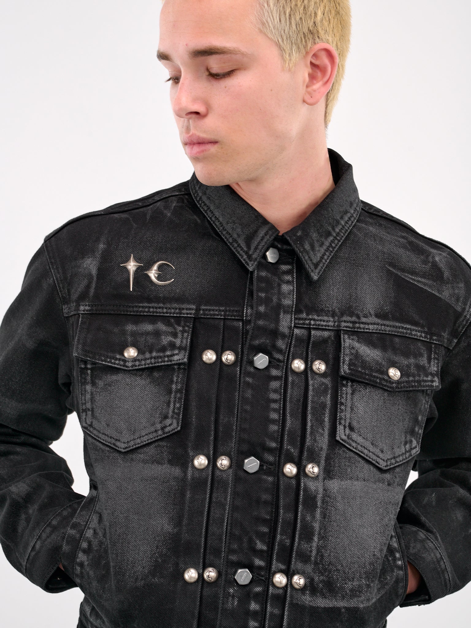 Leave A Trace Denim Jacket (JK0901-BLACK)