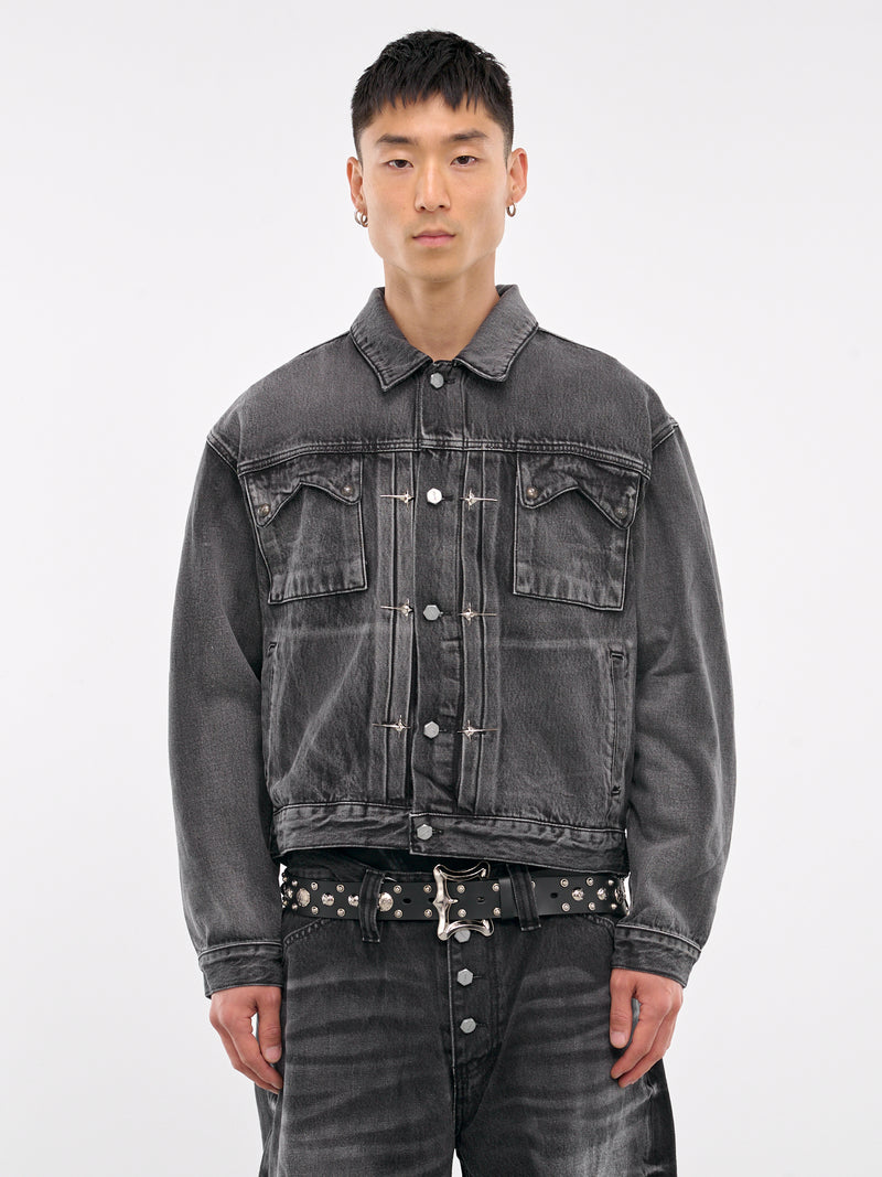 Claw Denim Jacket (JK2402-BLACK)