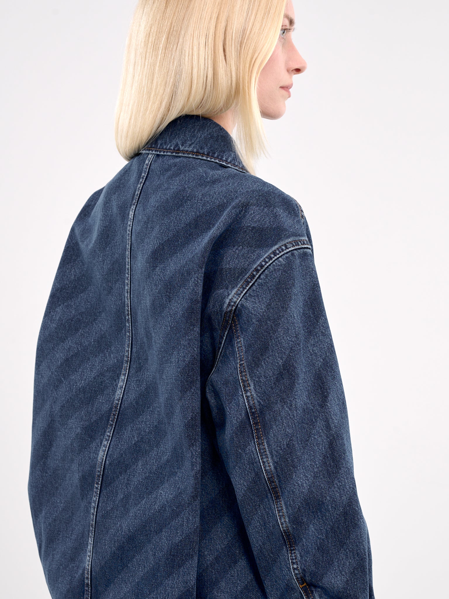 Diagonal Denim Jacket (JKJD0346S0-USCX36-BLUE)