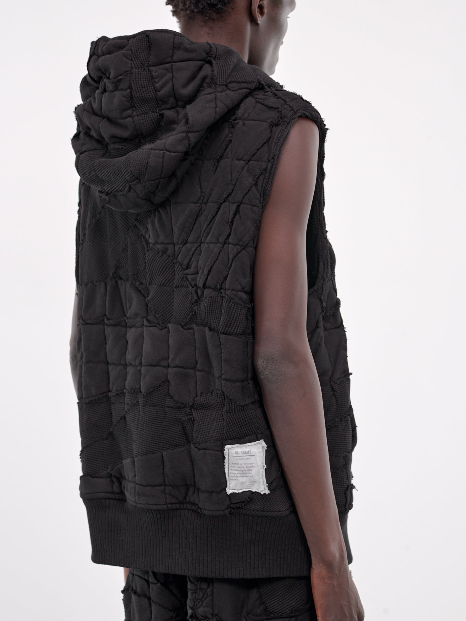 Stitchwork Puffy Vest (JM044-BLACK)