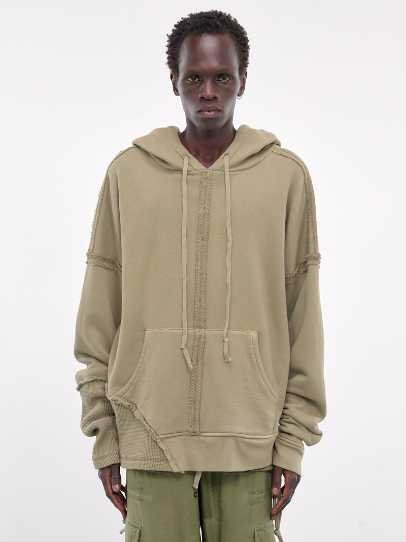 Patchwork Hoodie (JM308-ARMY)