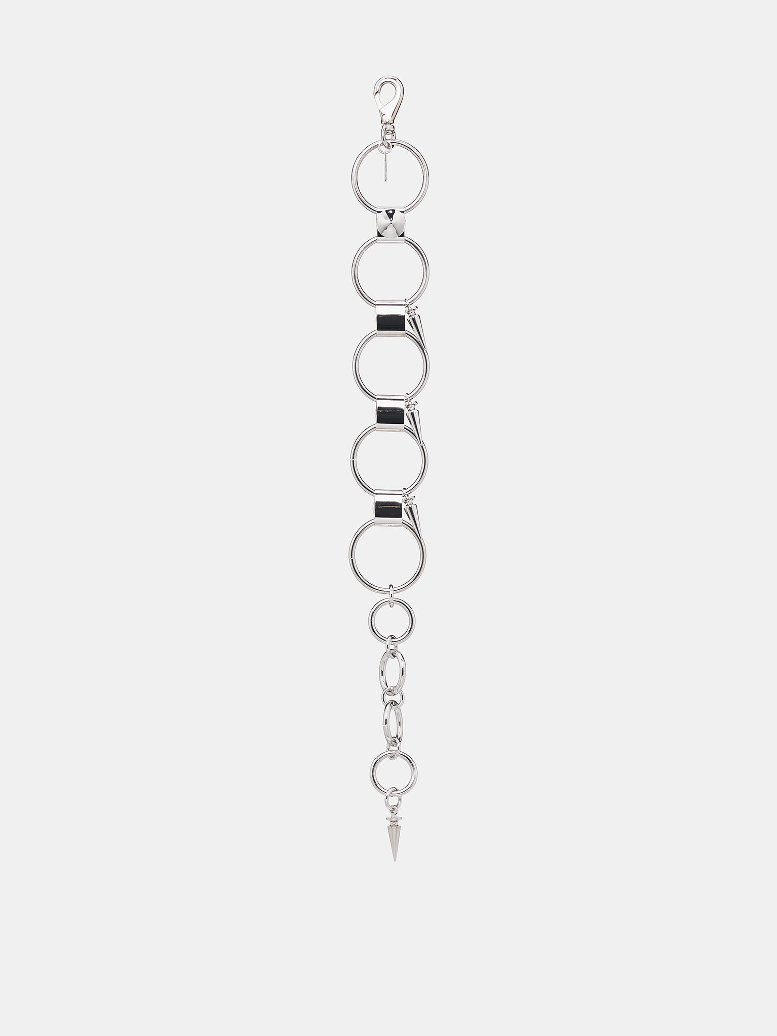 Spike Ring Choker (JN-K806-051-SILVER)