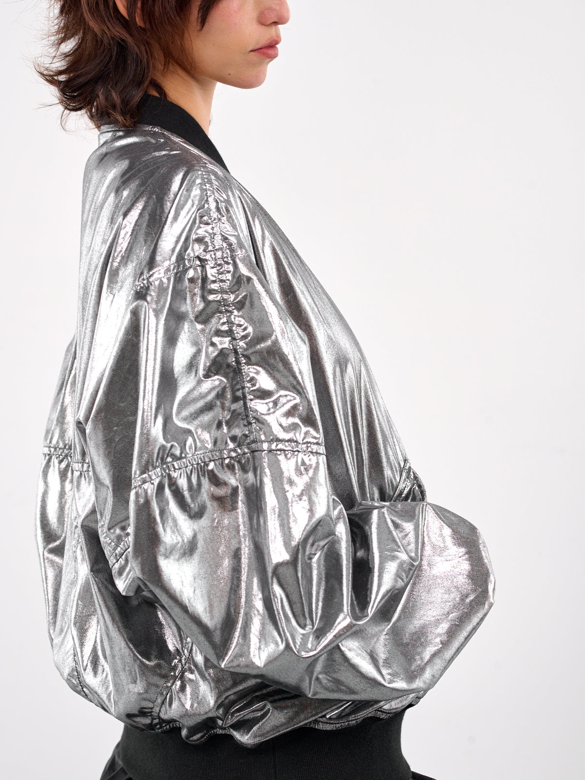 Reflective Bomber Jacket (JO-J011-SILVER)