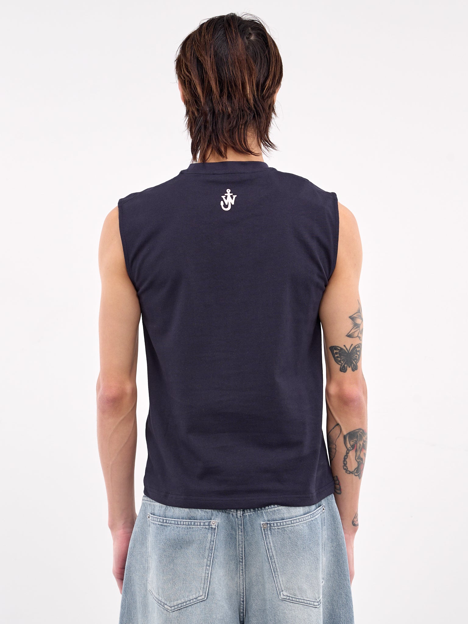 Look At Me Printed Tank (JO0257-PG1510-DARK-NAVY)