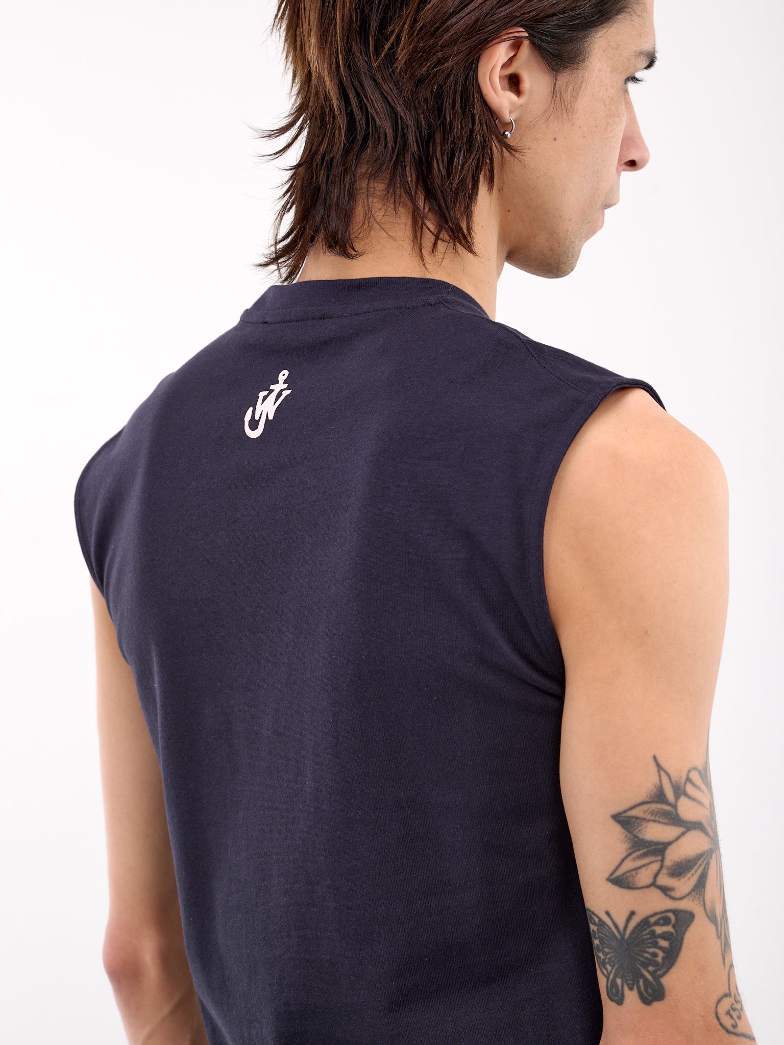 Look At Me Printed Tank (JO0257-PG1510-DARK-NAVY)