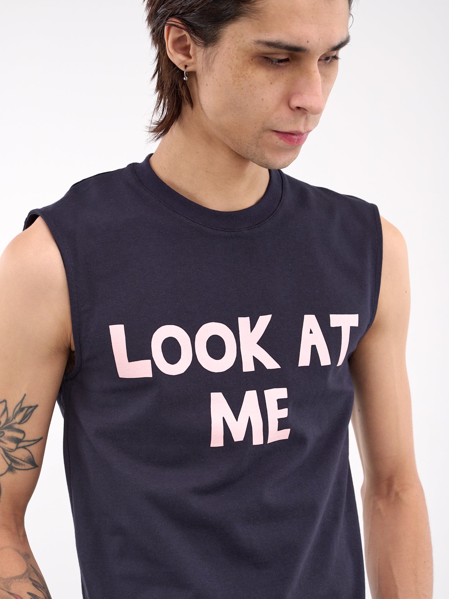 Look At Me Printed Tank (JO0257-PG1510-DARK-NAVY)