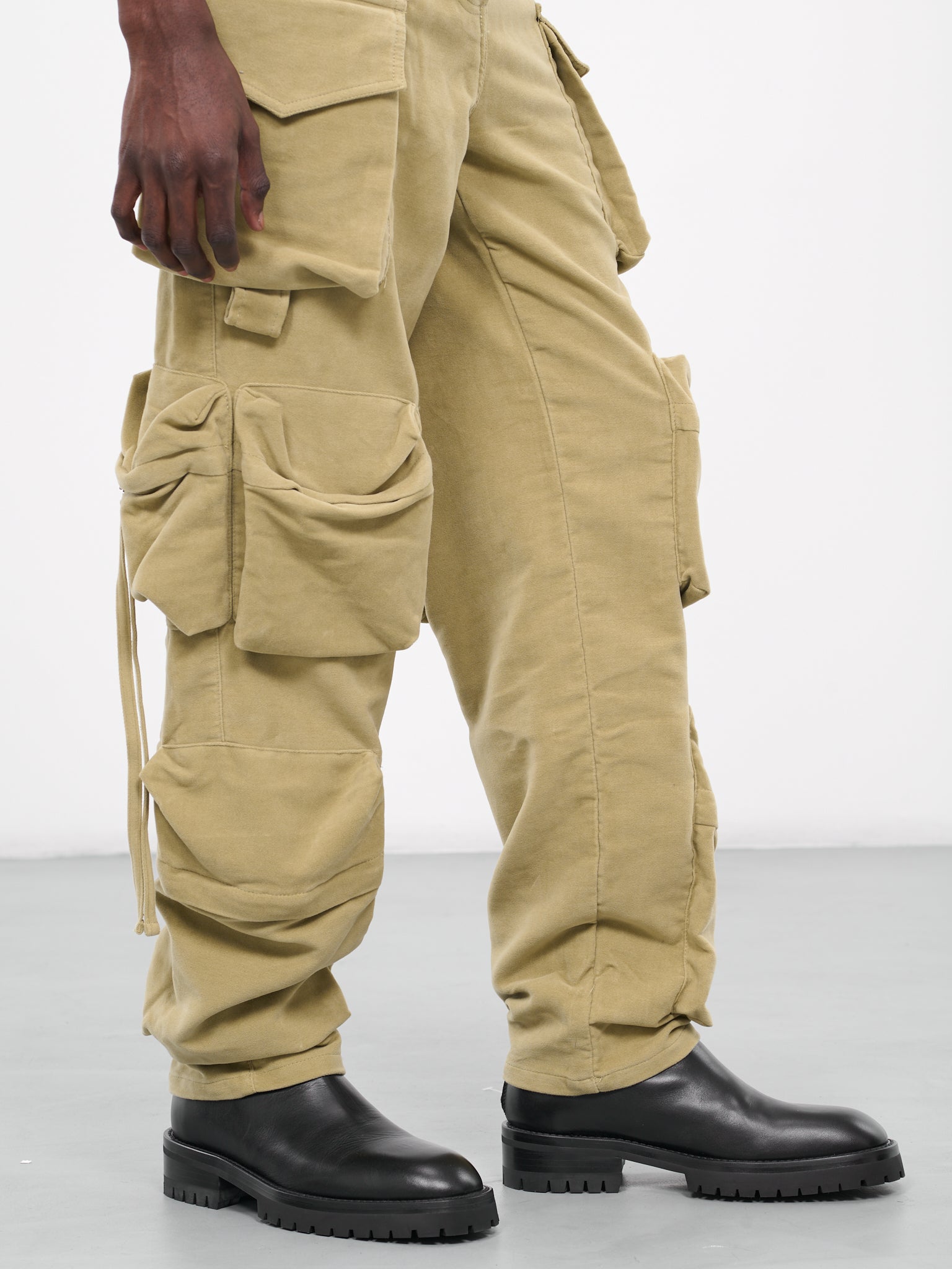 Moleskin Cargo Jeans (JS02-01-SAGE)