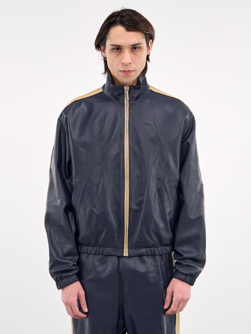 Sheep Leather Jacket (JUMY0026Q6-ULA736-NAVY-BLUE)